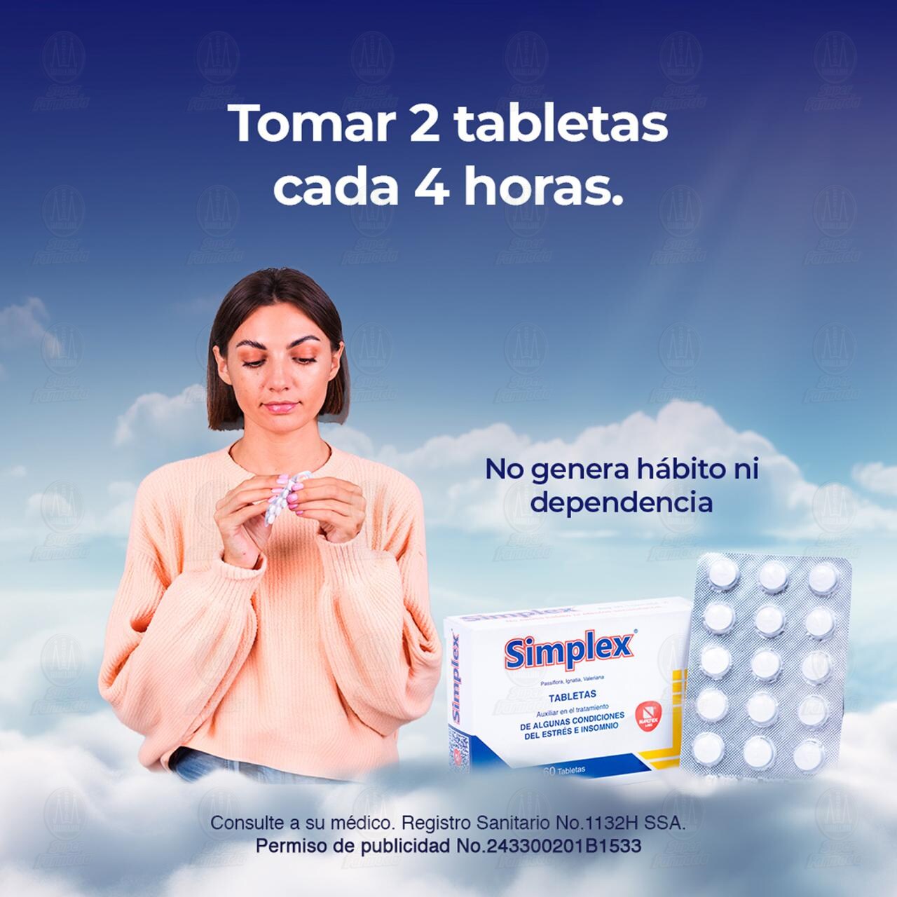 Simplex, 60 Tabletas. de SIMPLEX | Farmacias Guadalajara