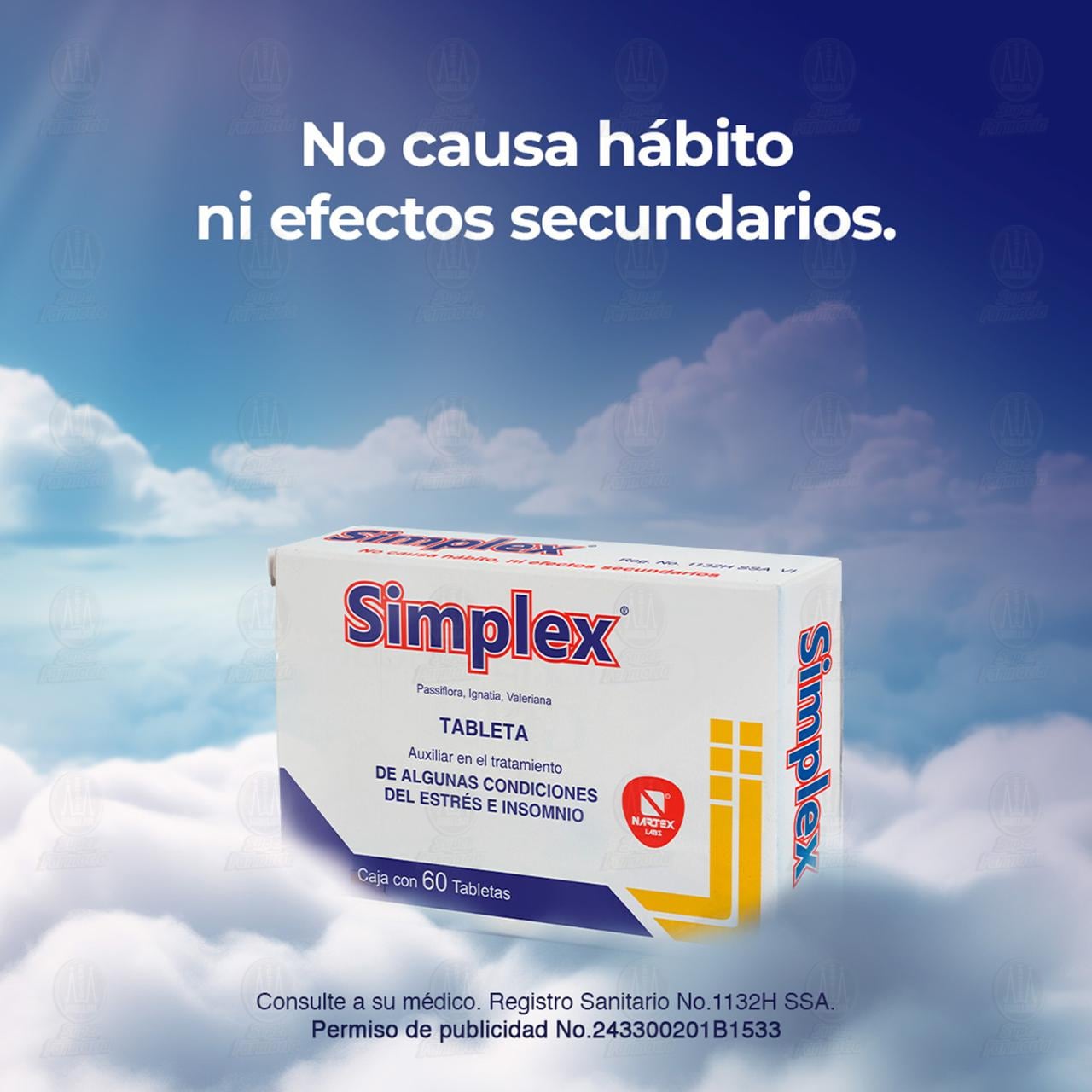 Simplex, 60 Tabletas. de SIMPLEX | Farmacias Guadalajara