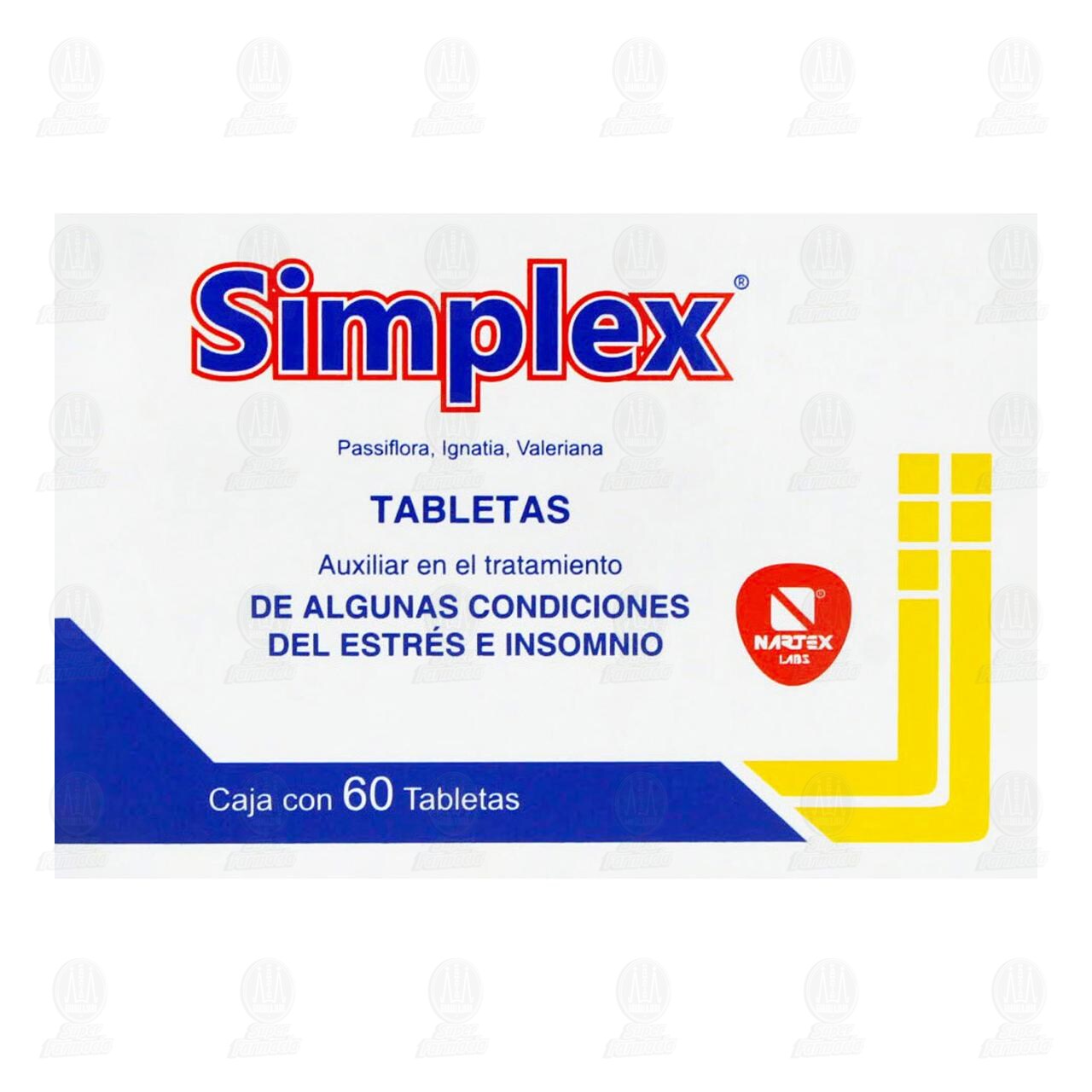Simplex, 60 Tabletas. image number 1