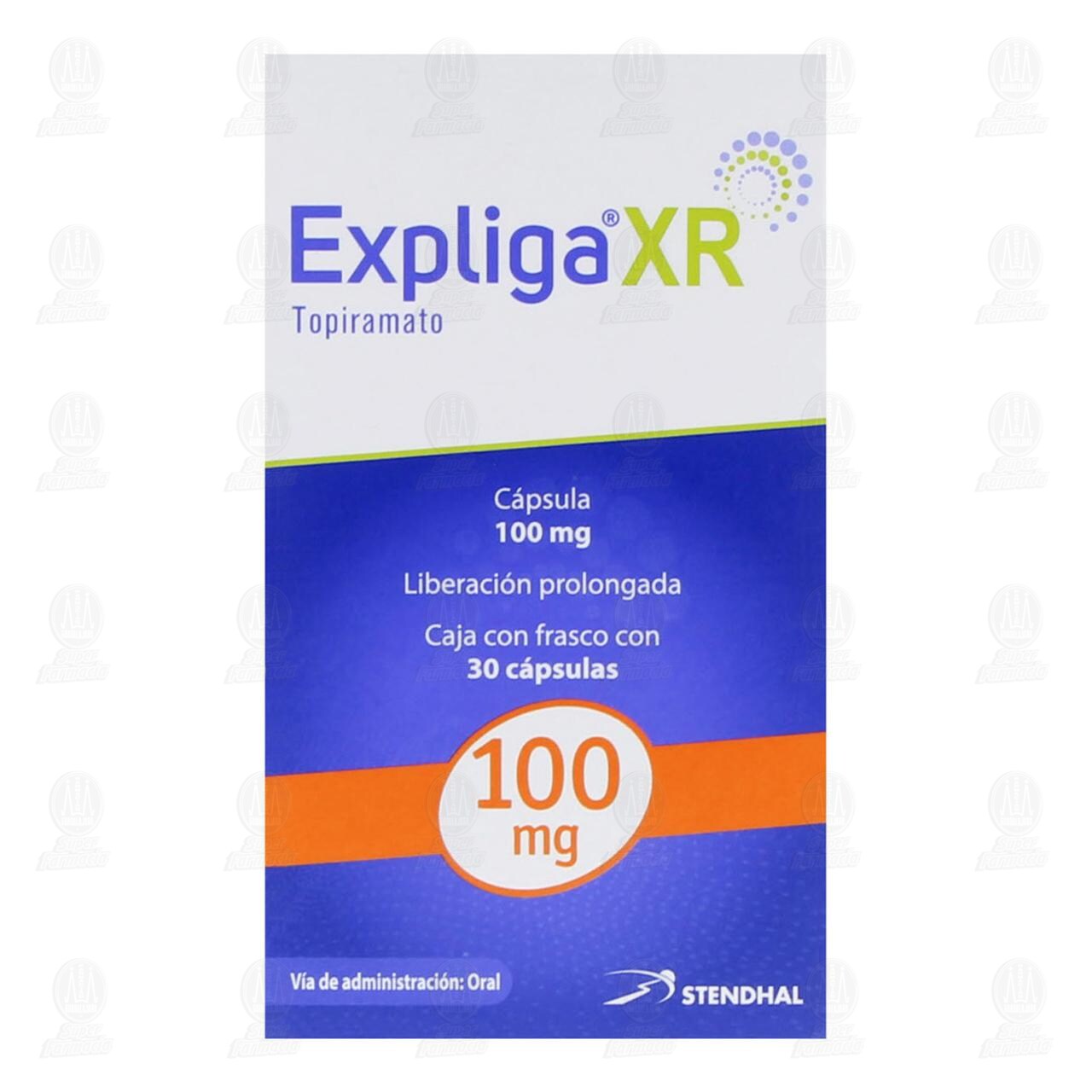 Expliga XR 100 mg, 30 C&aacute;psulas. image number 1