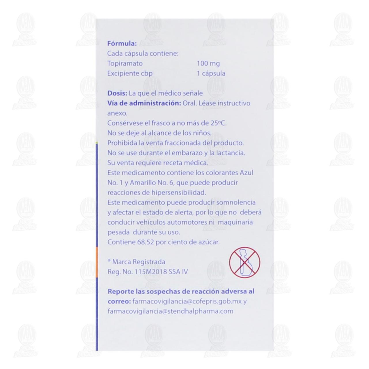 Expliga XR 100 mg, 30 C&aacute;psulas. image number 2