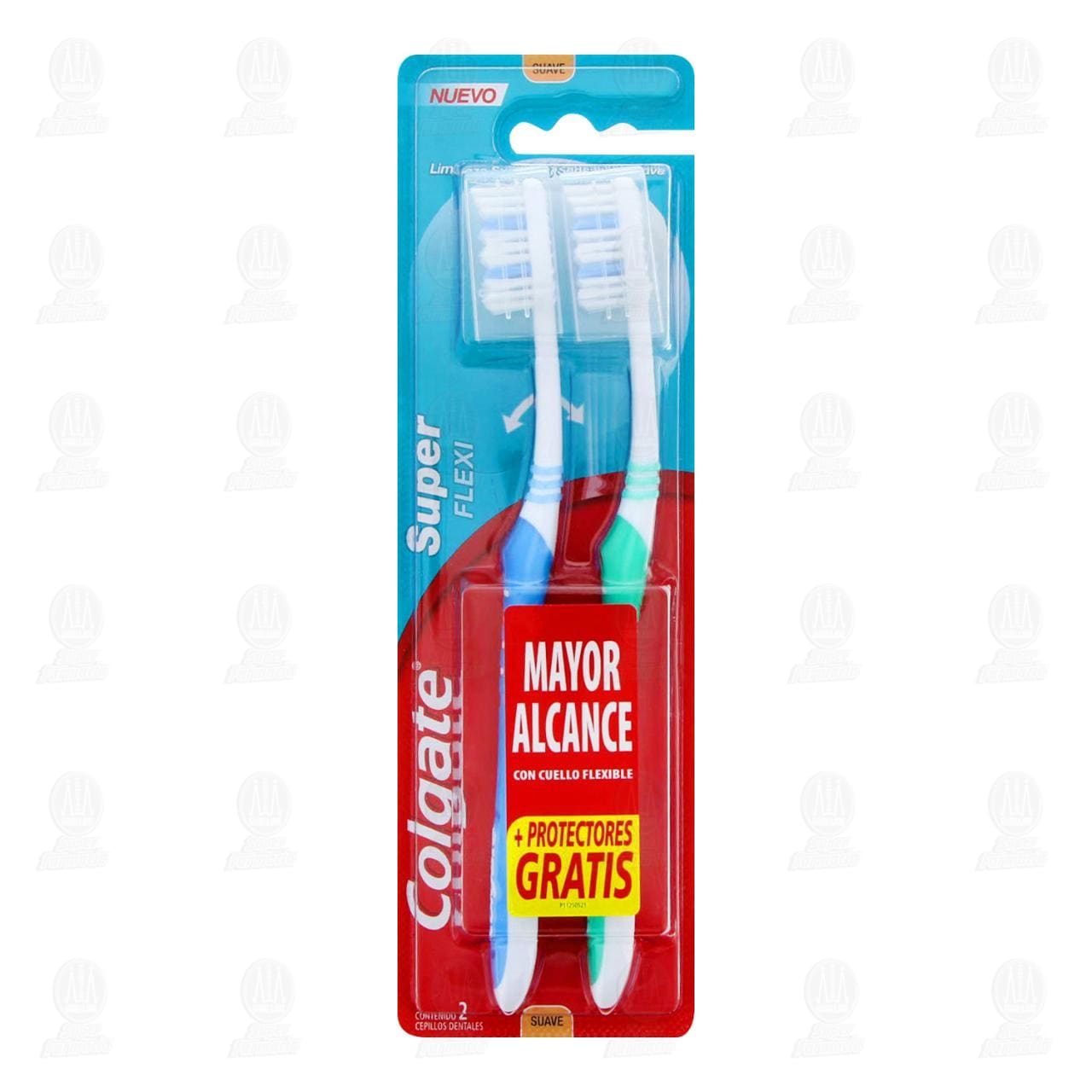 Cepillo Dental Colgate Super Flexi + Capuch&oacute;n, 2 pzas. image number 0