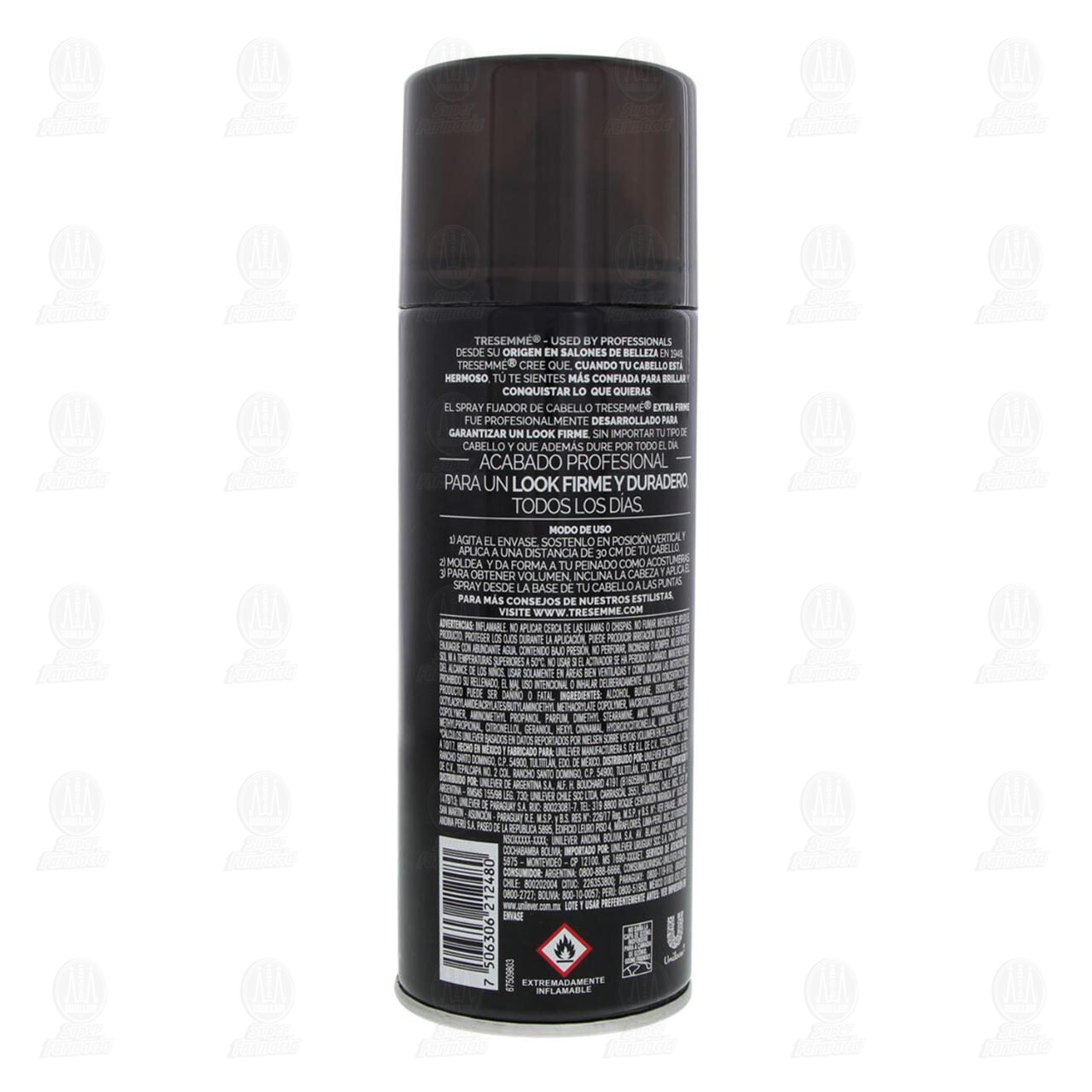 Fijador en Spray Tresemmé Extra Firme Acabado Profesional, 300 ml. image number 2