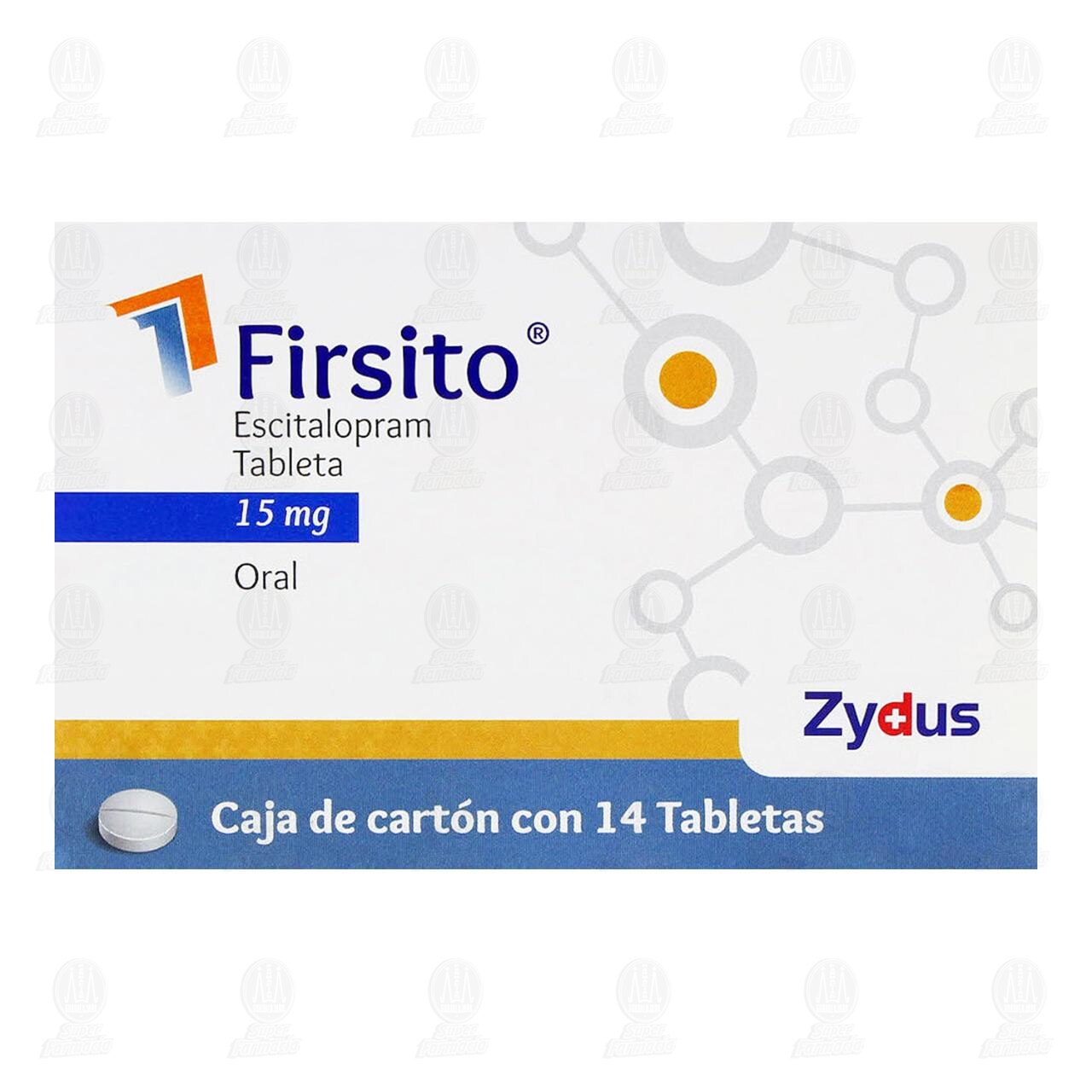 Firsito 15 mg, 14 Tabletas. image number 1