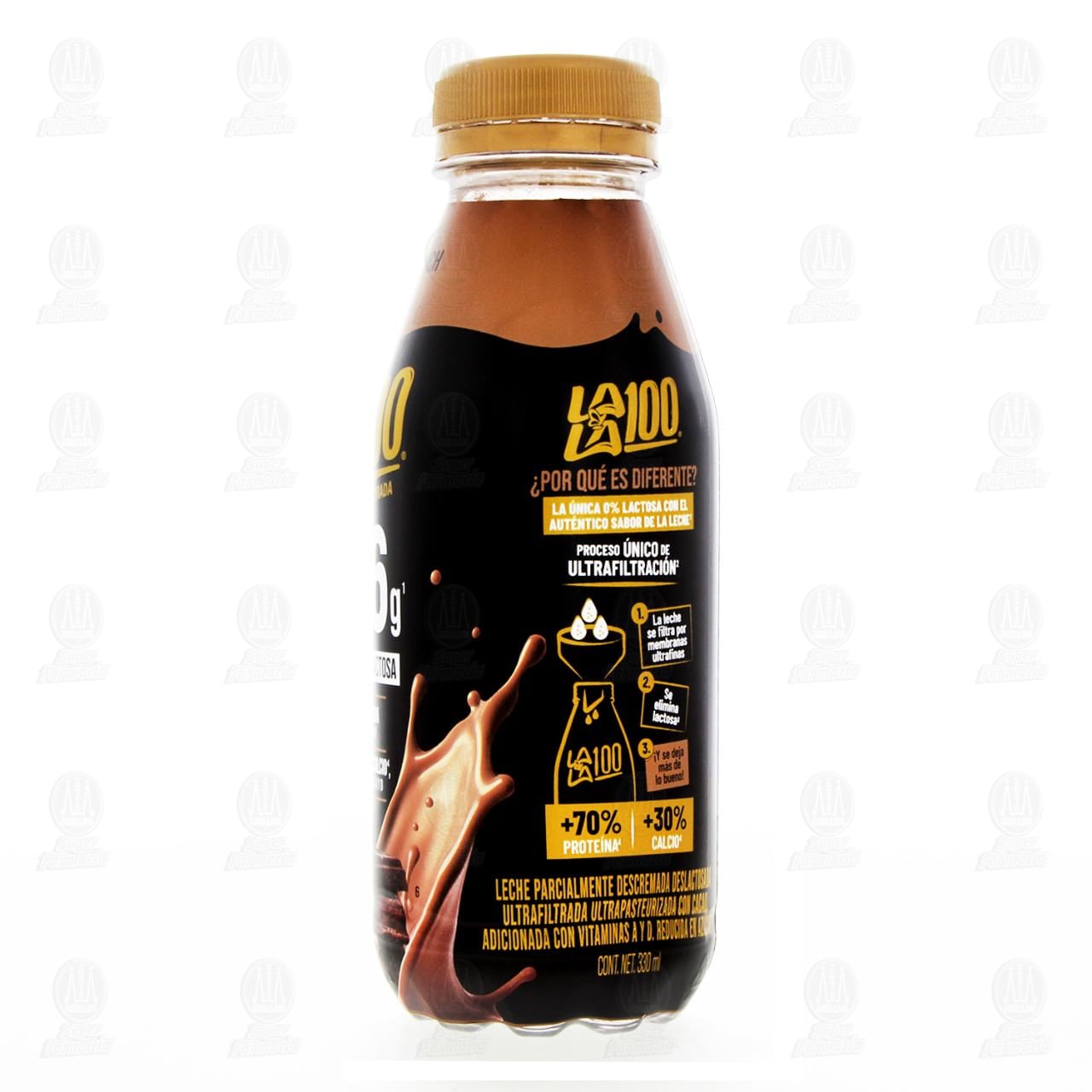 Leche Lala 100 Sin Lactosa con Cacao, 330 ml. image number 2