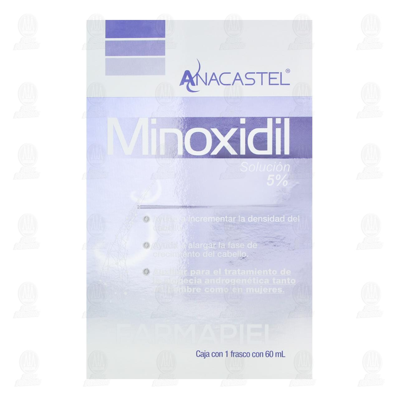 Anacastel Minoxidil Soluci&oacute;n 5%, 60 ml. image number 2
