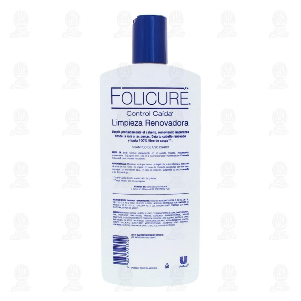 Shampoo Folicur&eacute; Control Caspa Limpieza Renovadora, 700 ml. image number 2