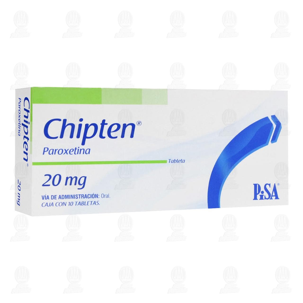 Chipten 20 mg, 10 Tabletas.