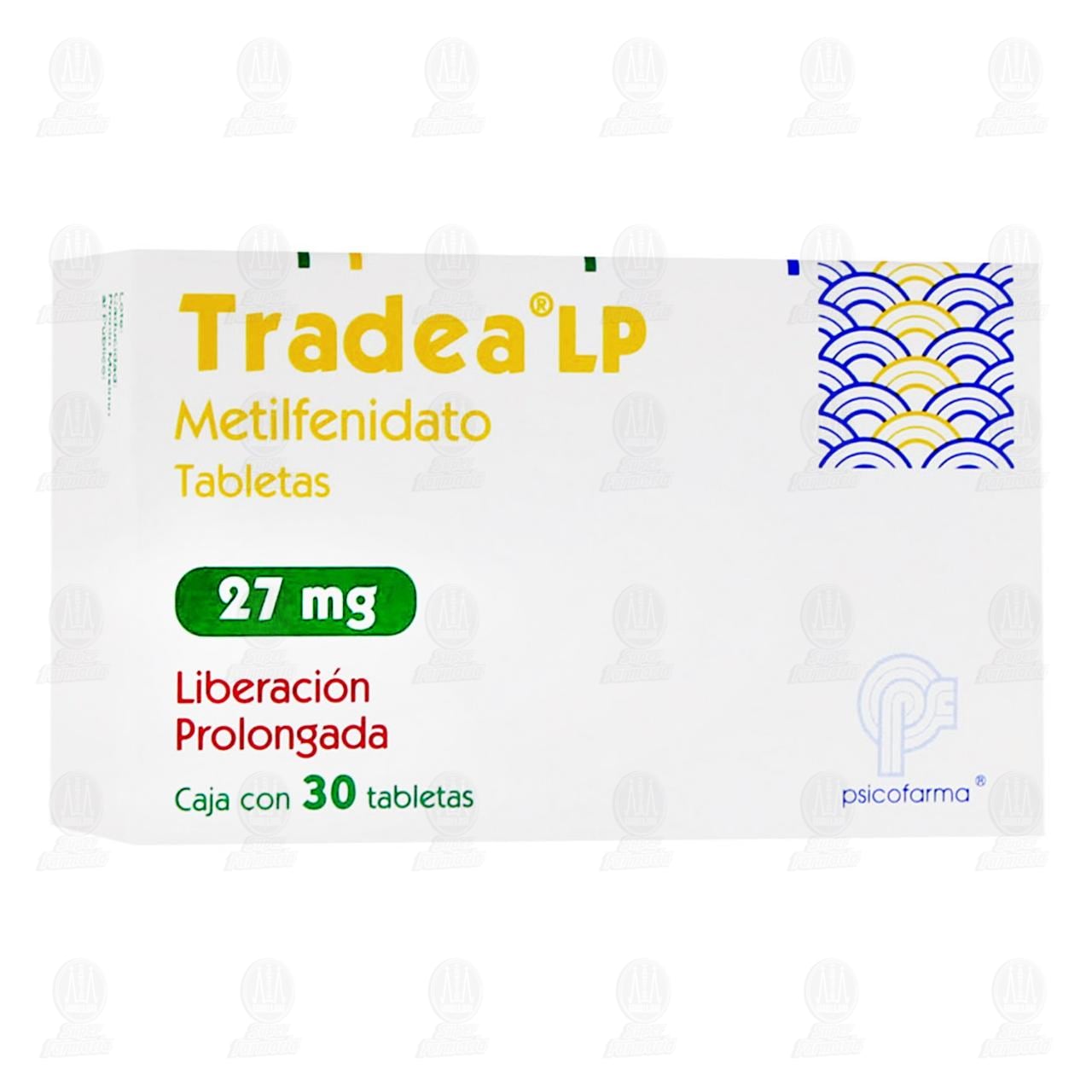 Tradea LP 27 mg, 30 Tabletas. image number 0