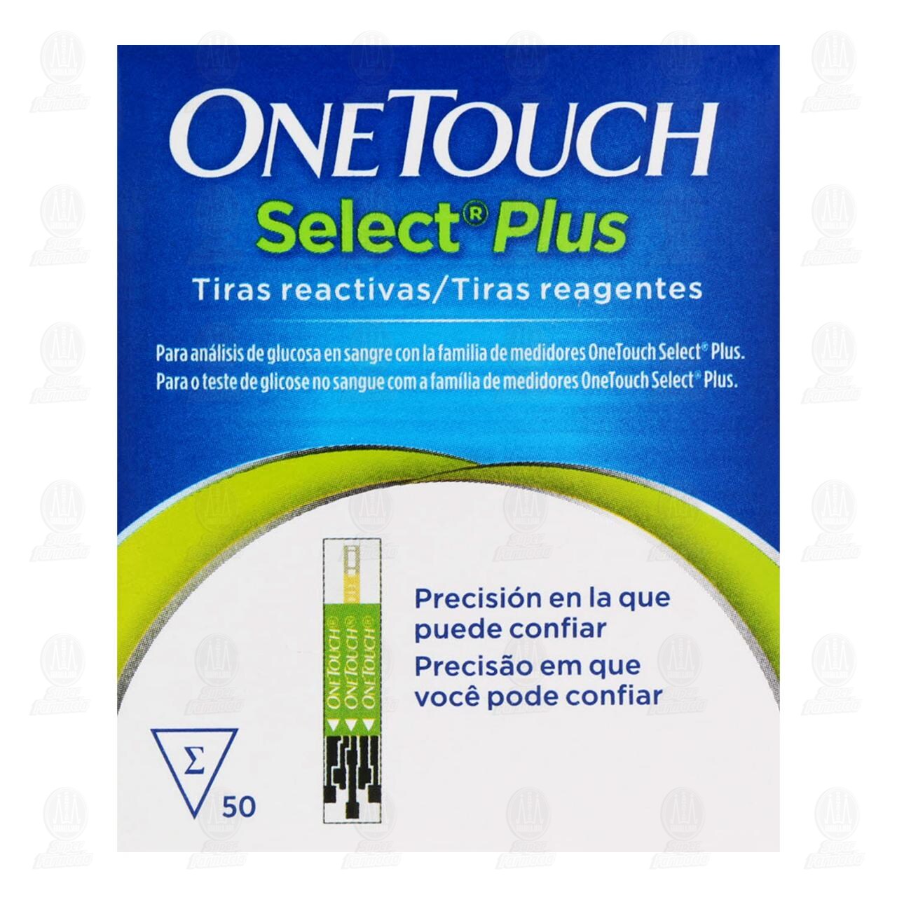 One Touch Select Plus Tiras Reactivas, 50 pzas. image number 1