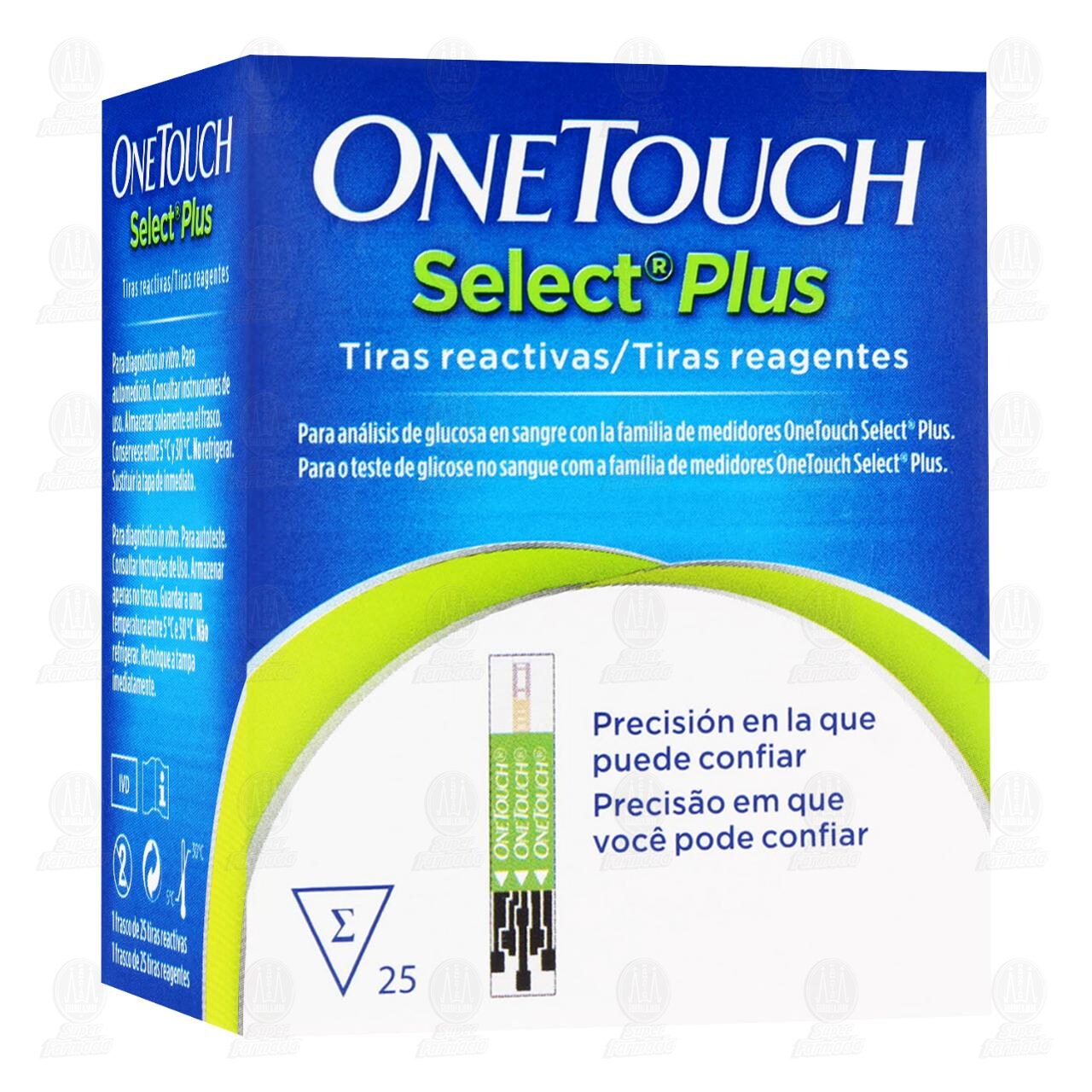 One Touch Select Plus Tiras Reactivas, 25 pzas. image number 0