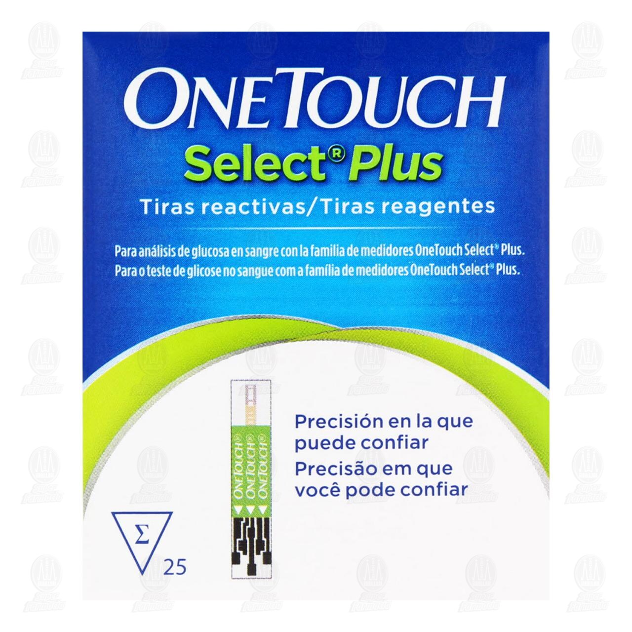 One Touch Select Plus Tiras Reactivas, 25 pzas. image number 1