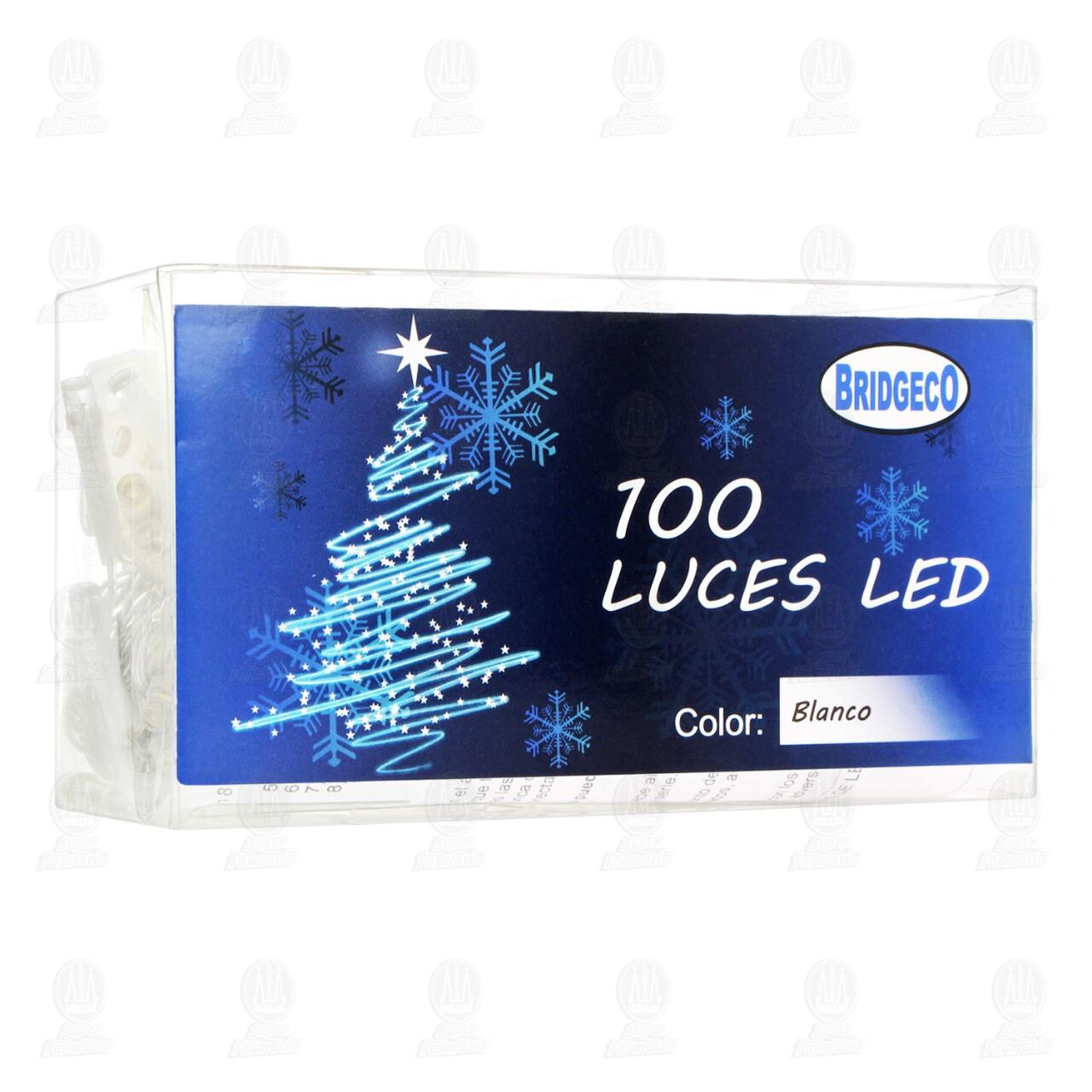Serie de Luces Led Bridgeco Navideñas Color Blanco, 1 pz.