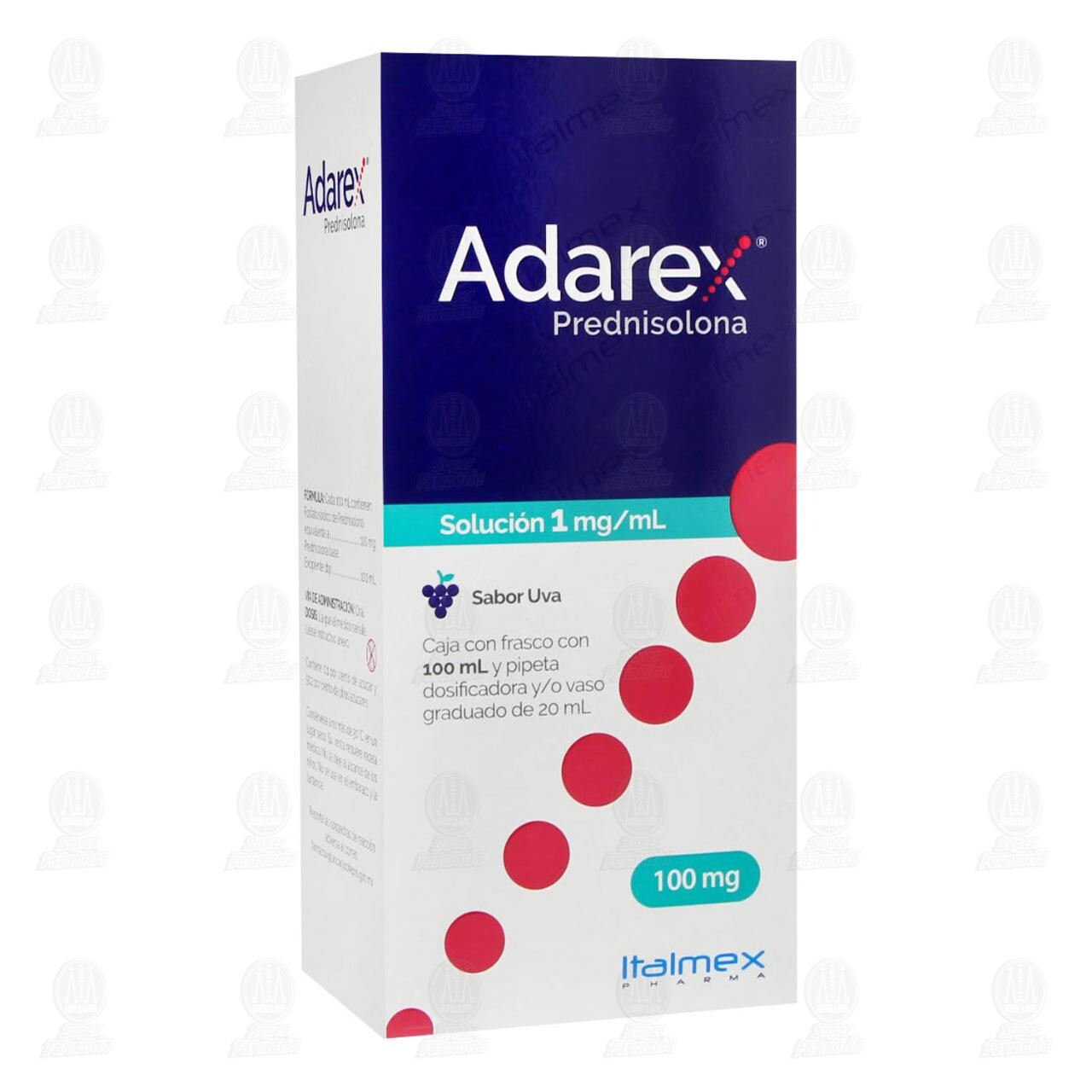 Adarex 1mg/ml Solución Sabor Uva, 100 mg.