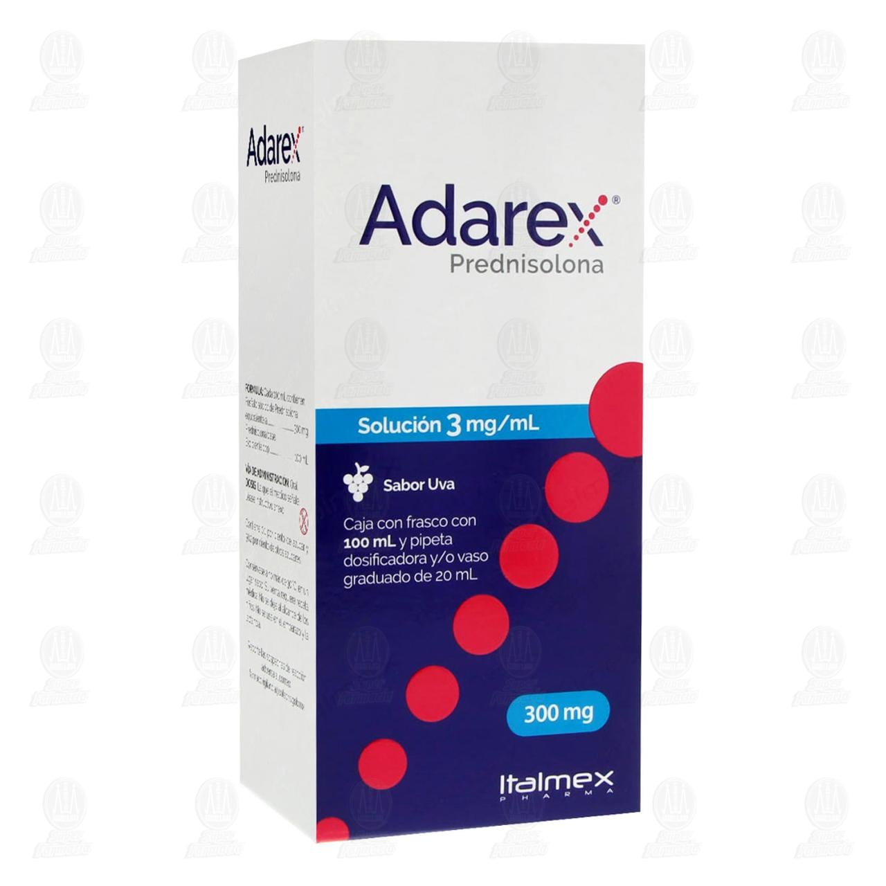 Adarex 3mg/ml Soluci&oacute;n Sabor Uva, 300 mg. image number 0