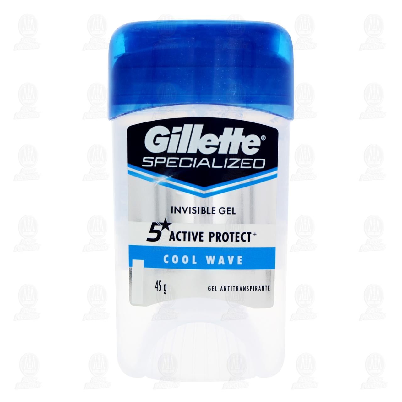 Antitranspirante Gillette Specialized Coll Wave en Gel, 45 gr. image number 1
