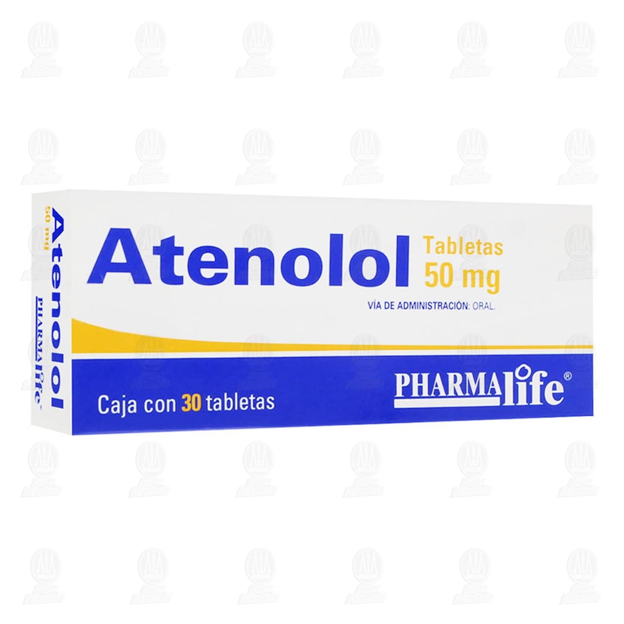 Imagen para Atenolol 50mg 30 Tabletas Pharmalife