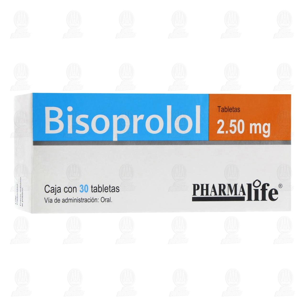 Bisoprolol 2.50 mg, 30 Tabletas Pharmalife.