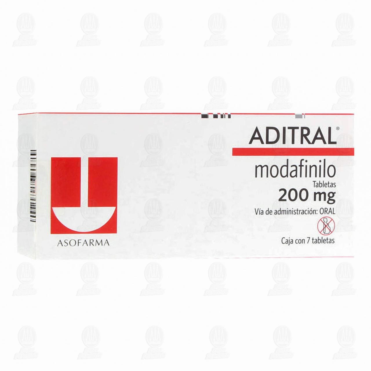 Aditral 200 mg, 7 Tabletas. image number 0