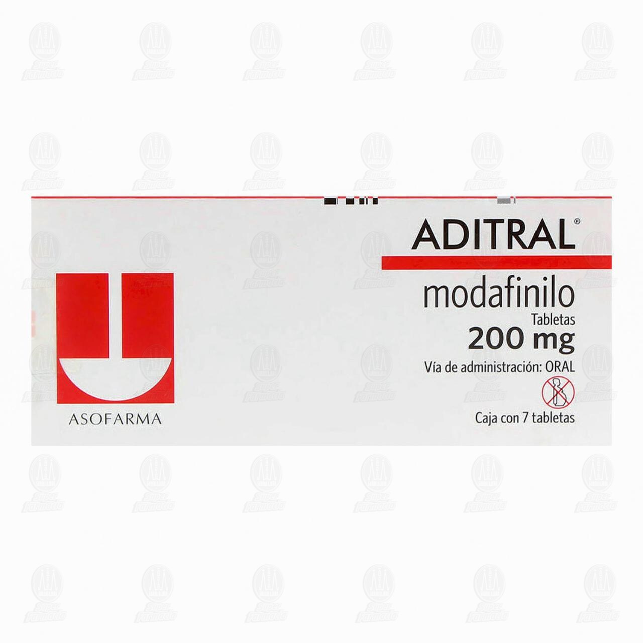 Aditral 200 mg, 7 Tabletas. image number 1