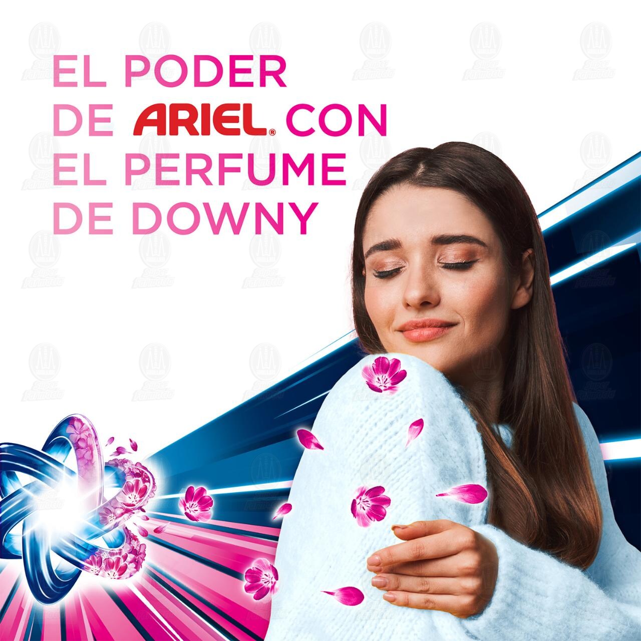 Detergente en Polvo Ariel con un Toque de Downy, 750 gr. image number 2