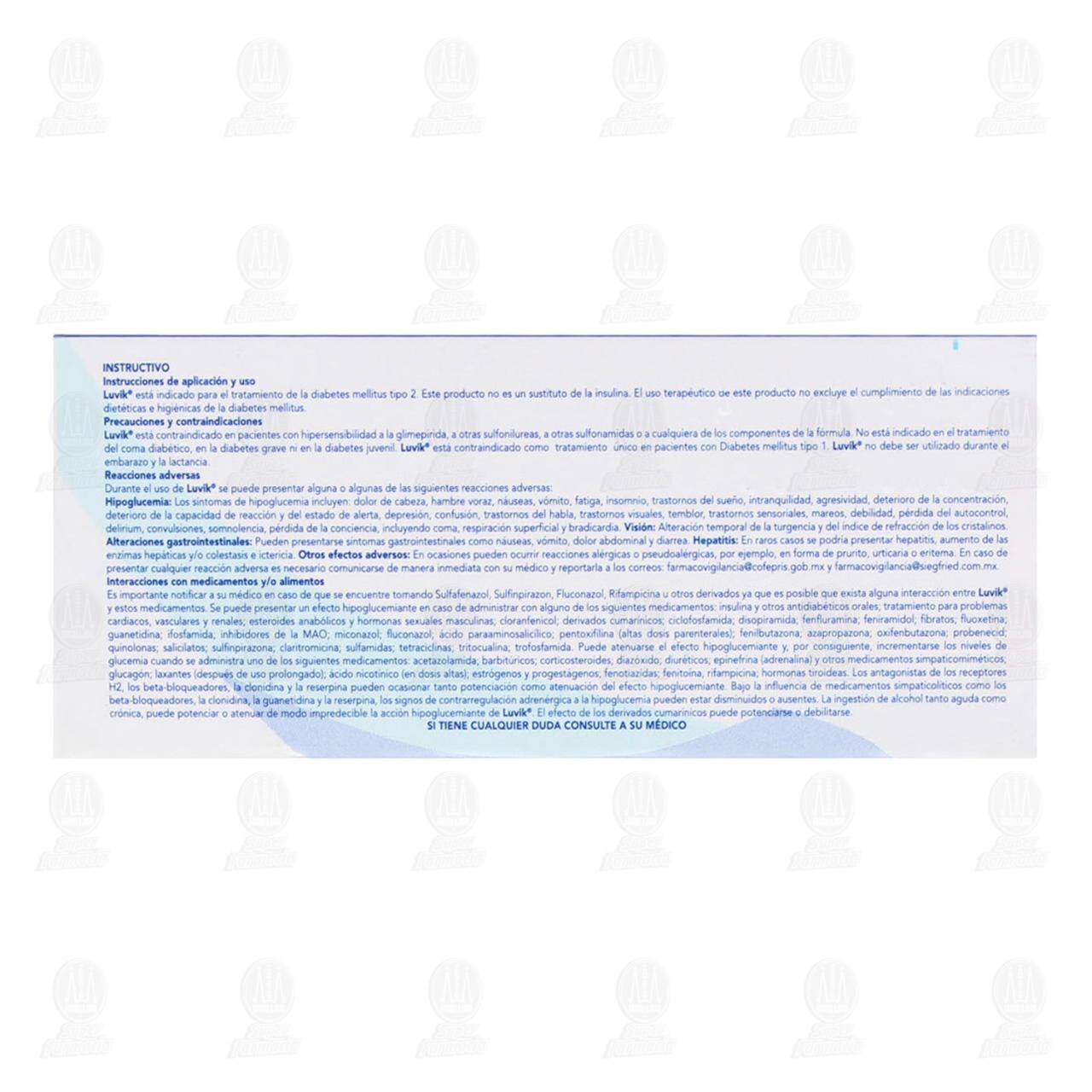Luvik 2 mg, 30 Comprimidos. image number 2