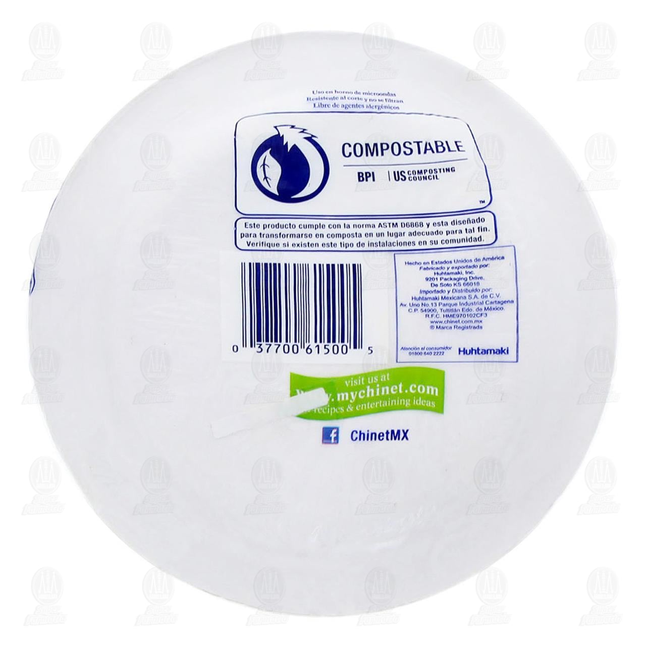 Platos Desechables Chinet Chicos Clásico, 15 pzas. image number 1