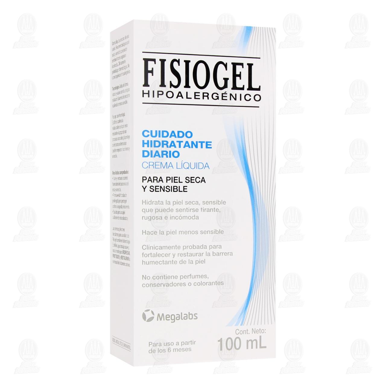 Crema L&iacute;quida Fisiogel Cuidado Hidratante Diario, 100 ml. image number 0