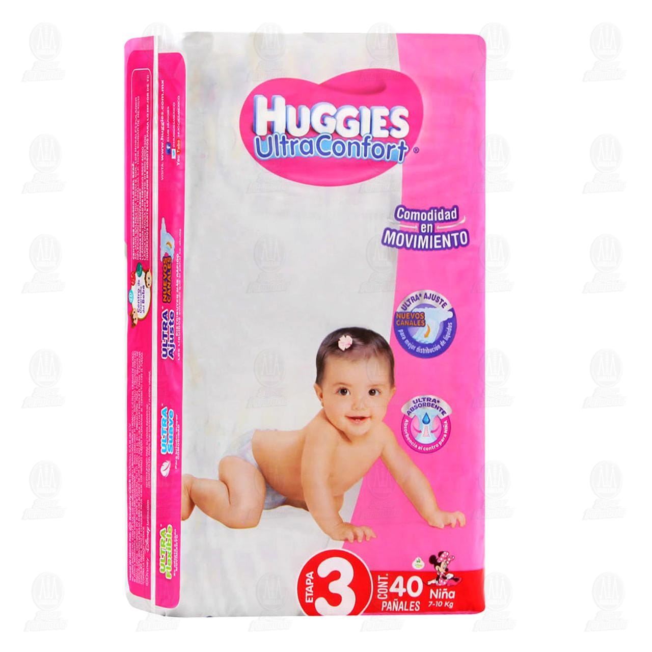 Pañales Huggies Ultra Confort recién nacido etapa 1 unisex 40