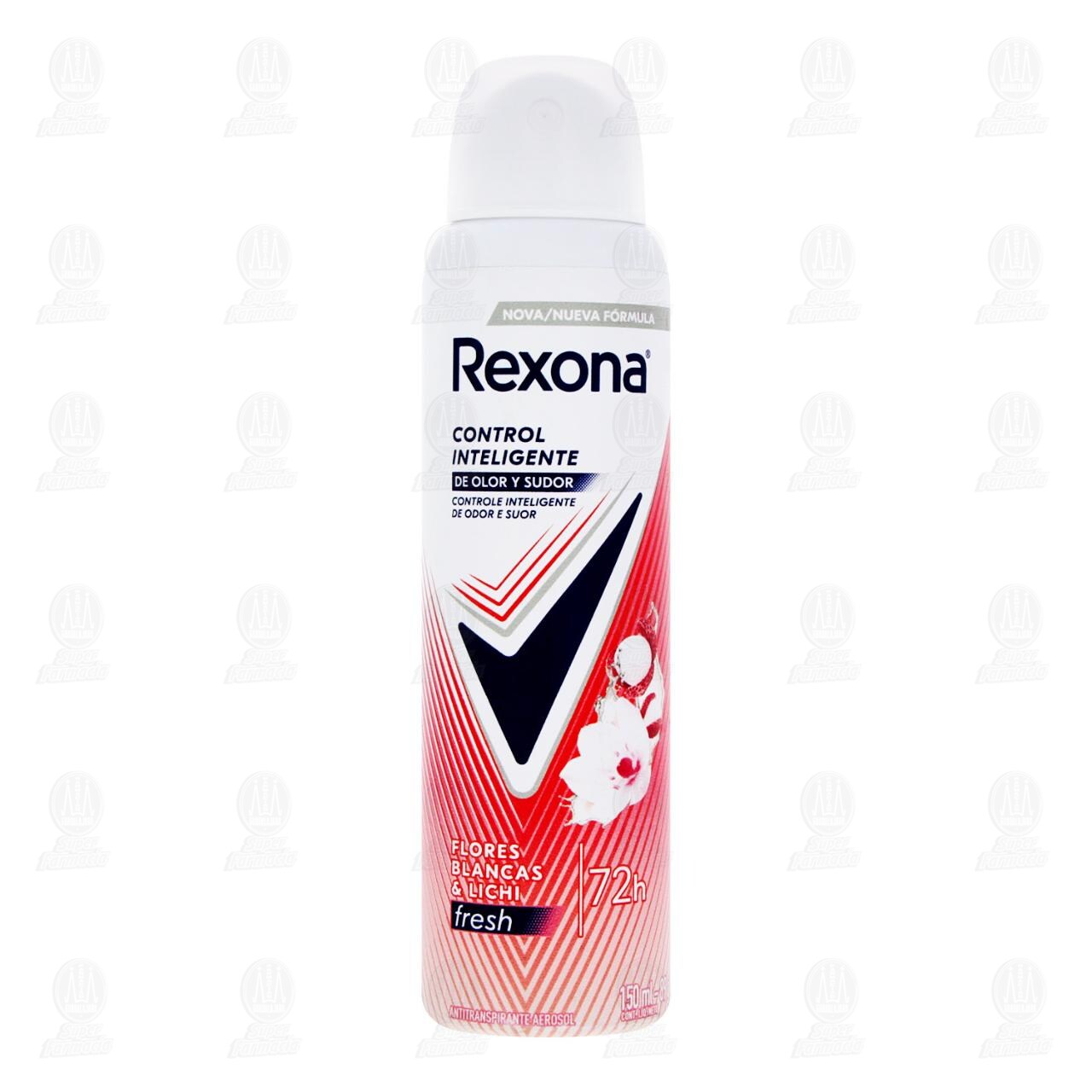 Antitranspirante Rexona Flores Blancas & Lichi Fresh en Aerosol, 150 ml. image number 1