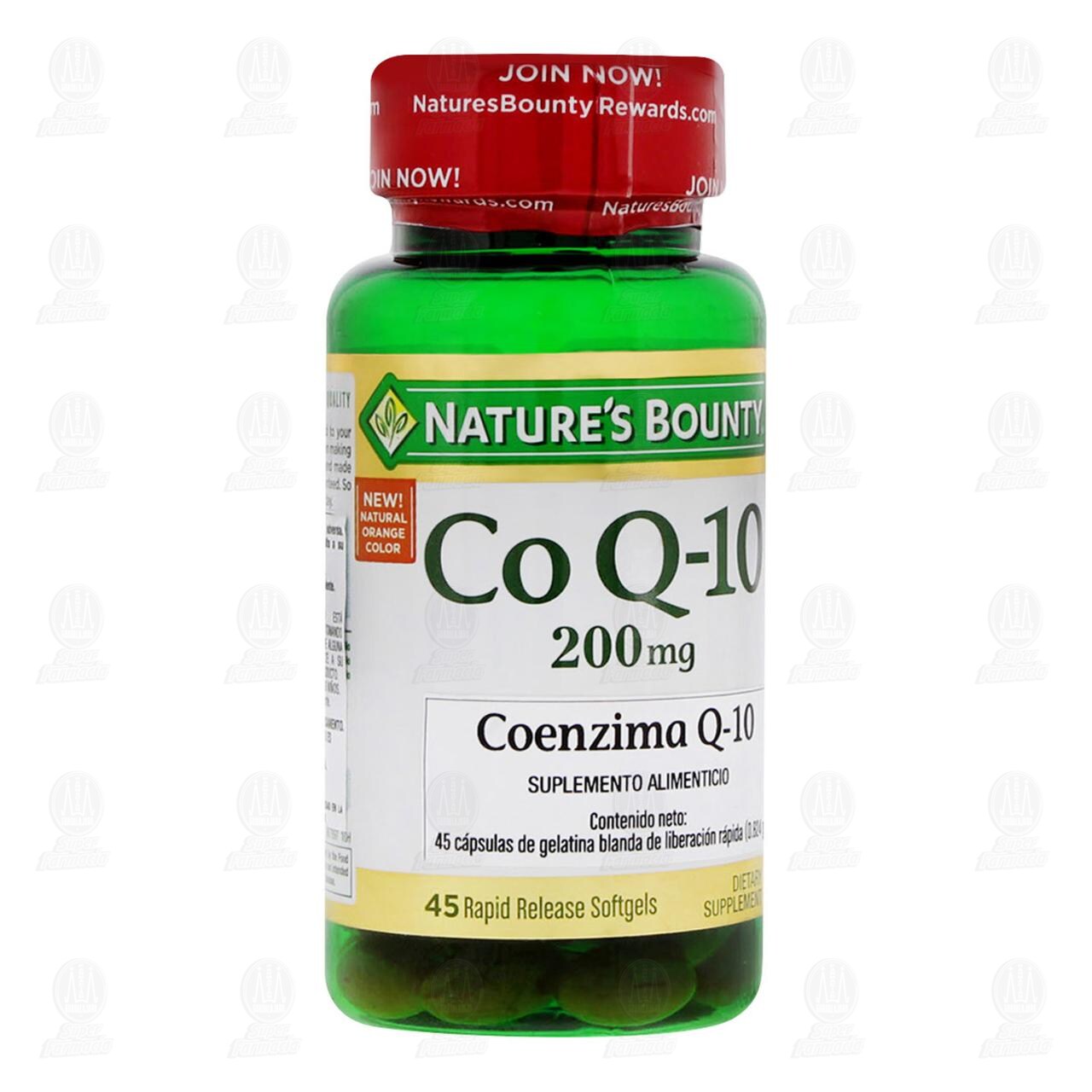 Nature's Bounty Enzima Co-Q10 200 mg, 45 C&aacute;psulas. image number 0