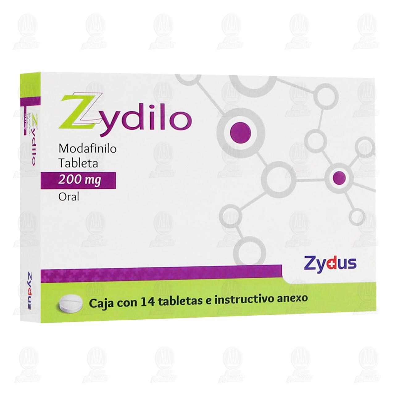 Zydilo 200 mg, 14 Tabletas. image number 0
