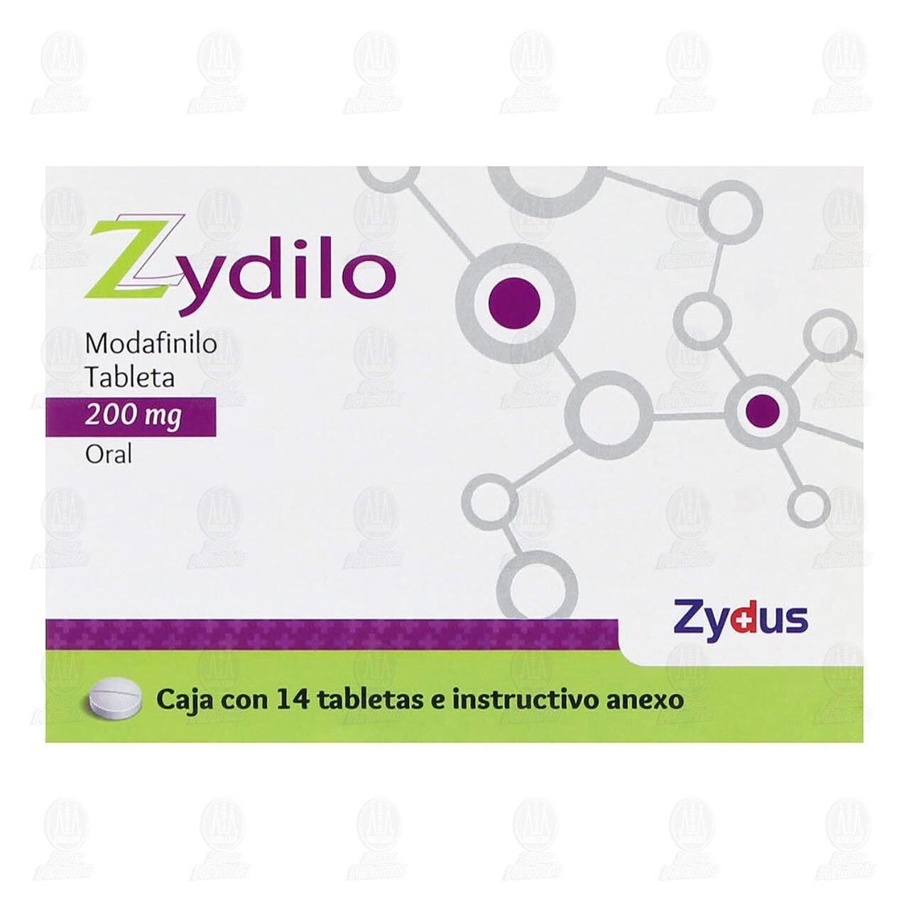 Zydilo 200 mg, 14 Tabletas. image number 1