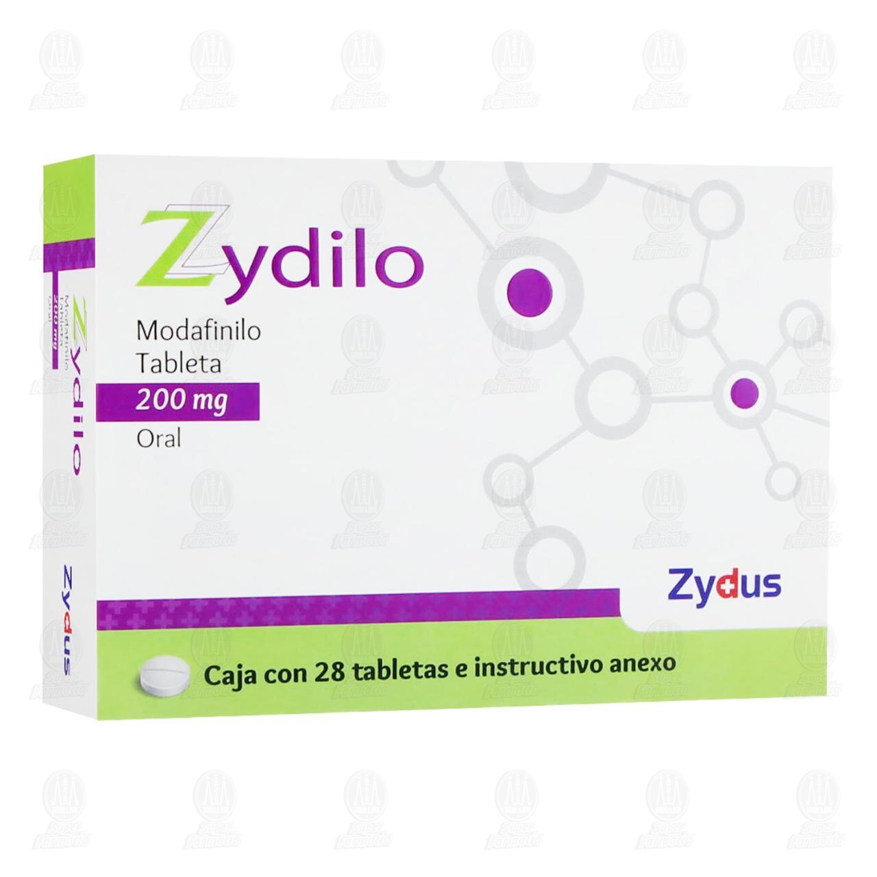 Zydilo 200 mg, 28 Tabletas. image number 0