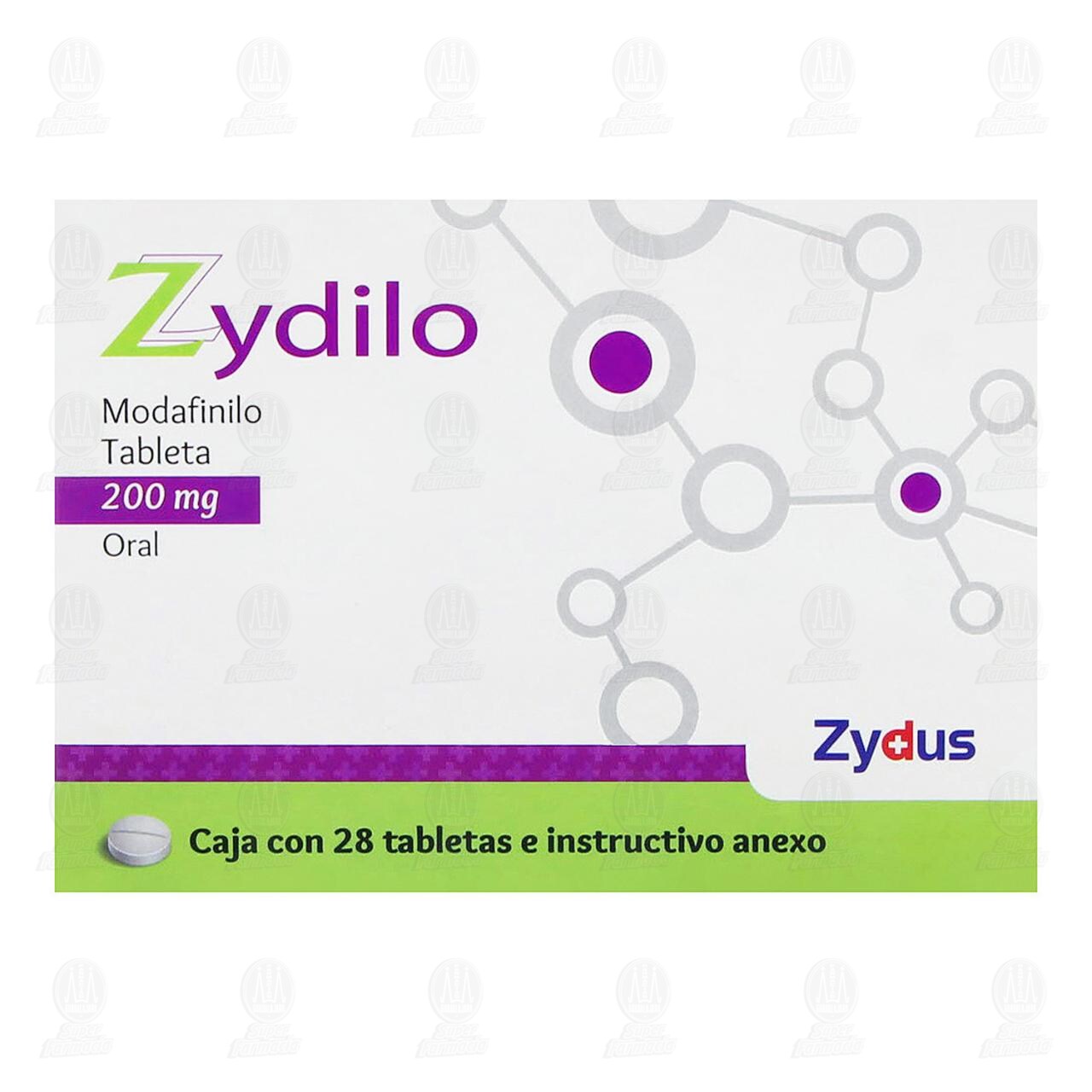 Zydilo 200 mg, 28 Tabletas. image number 1