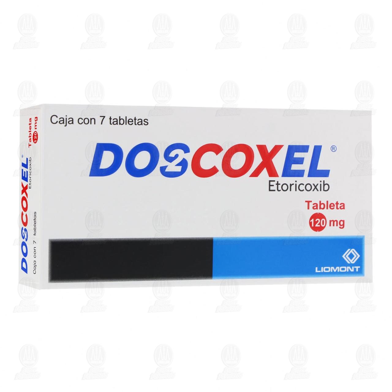 Doscoxel 120 mg, 7 Tabletas. image number 0