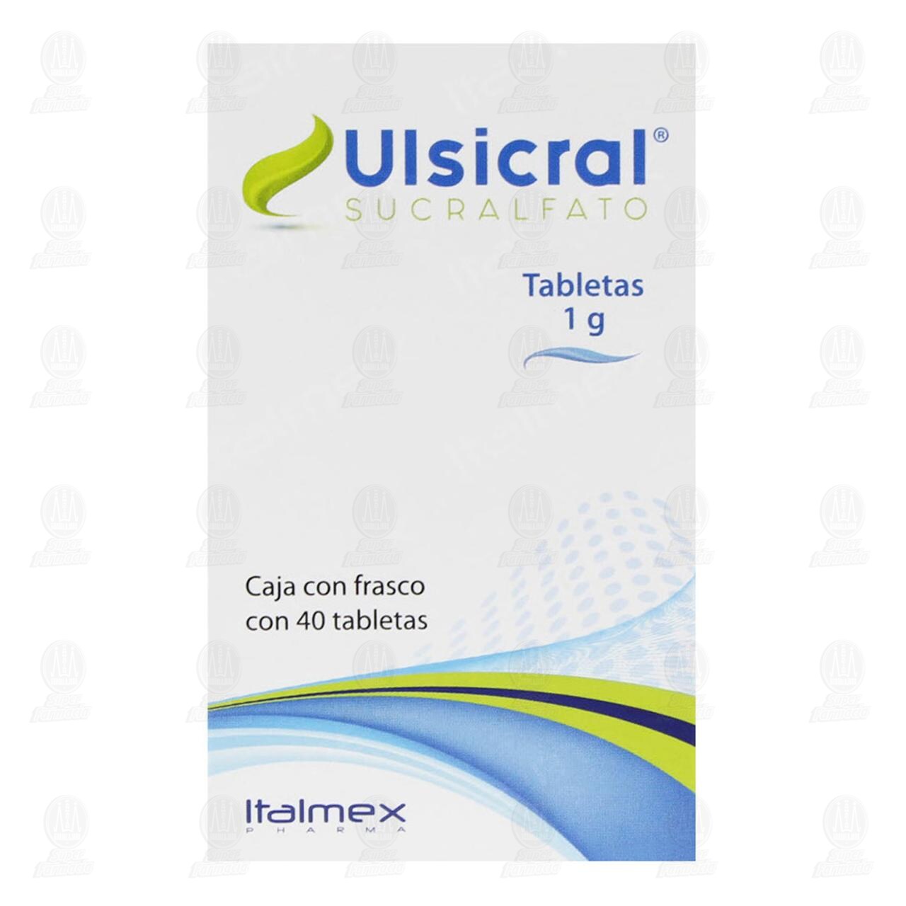 Ulsicral 1 gr, 40 Tabletas. image number 1