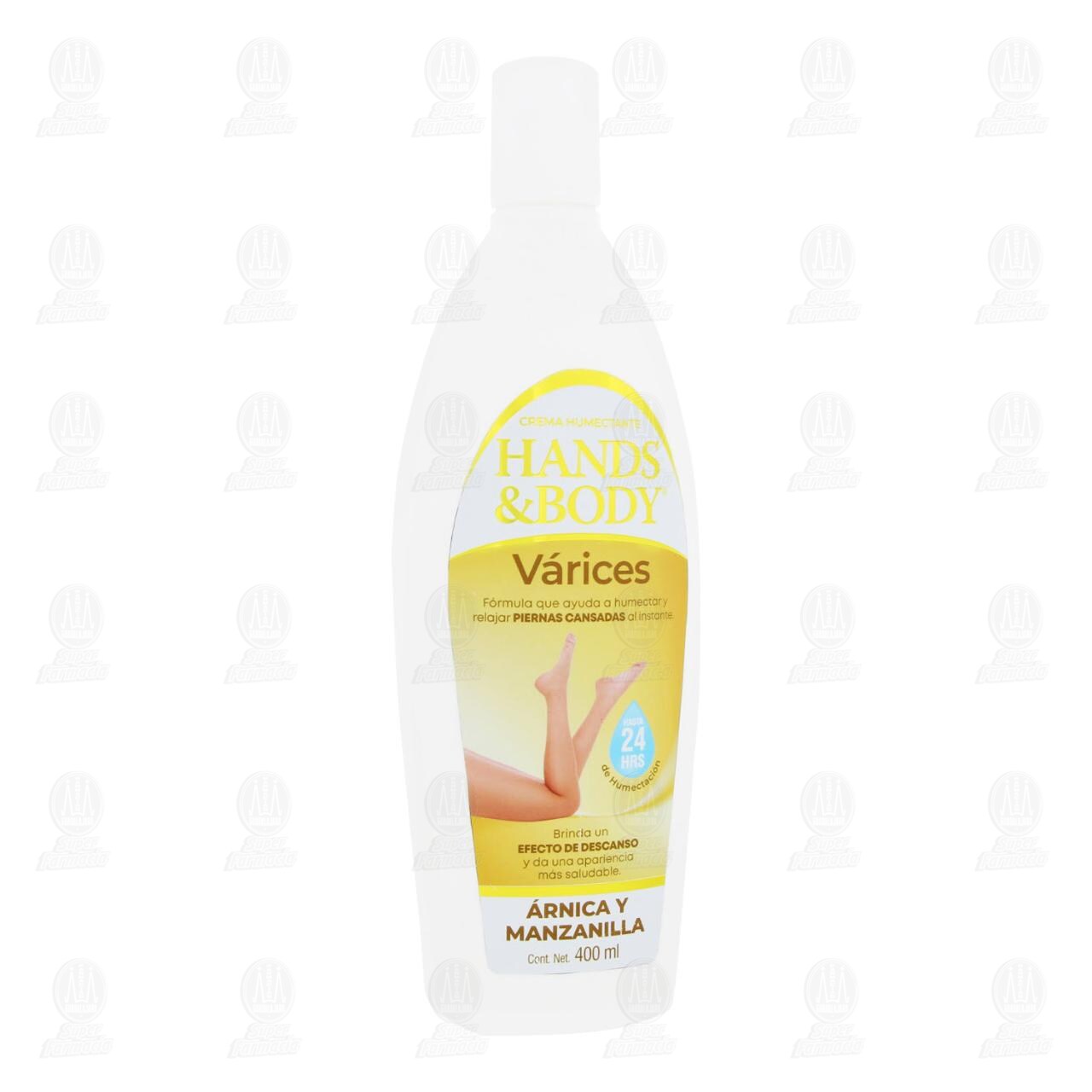 Crema Humectante Hands & Body V&aacute;rices con &Aacute;rnica y Manzanilla, 400 ml. image number 0