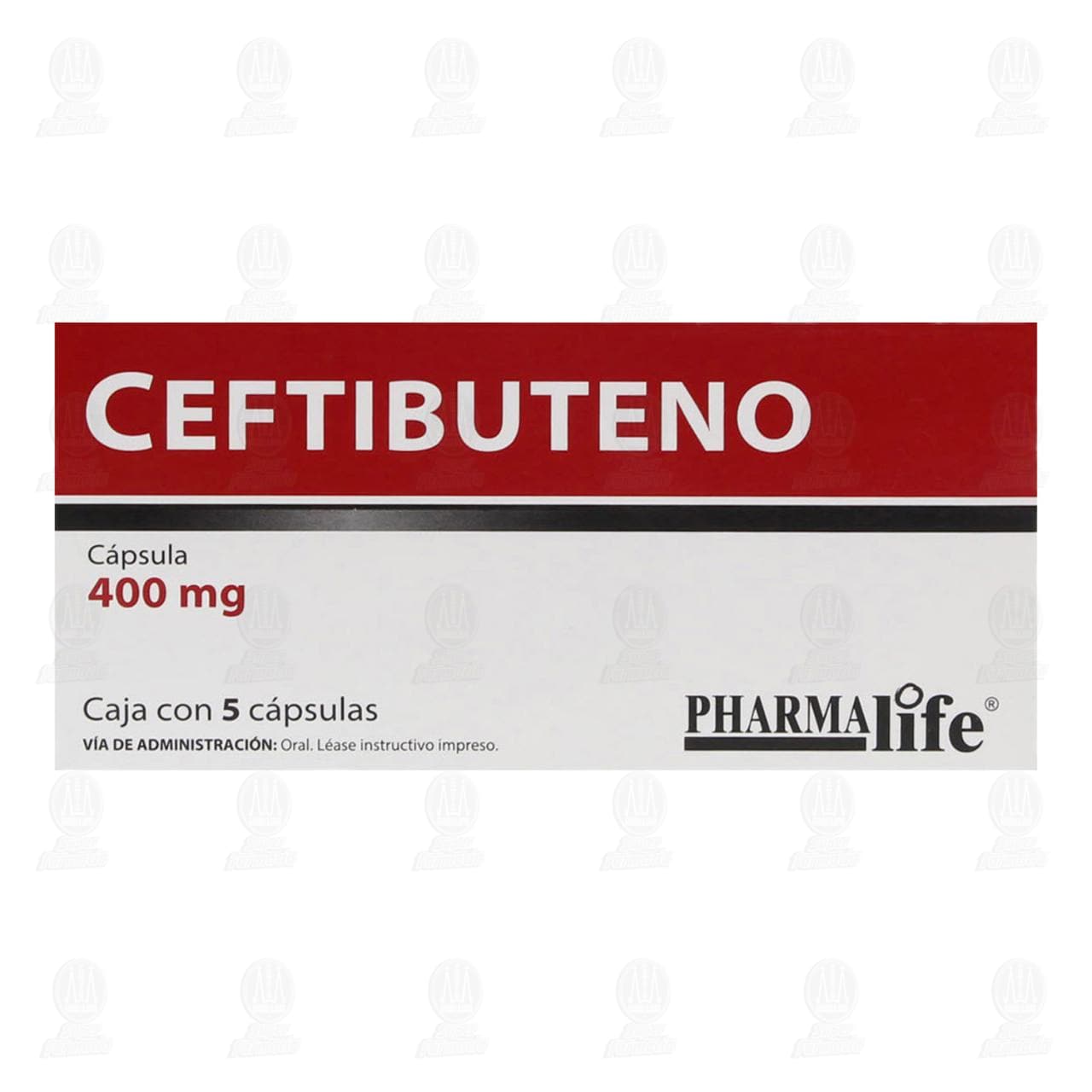 Ceftibuteno 400 mg, 5 C&aacute;psulas Pharmalife. image number 1