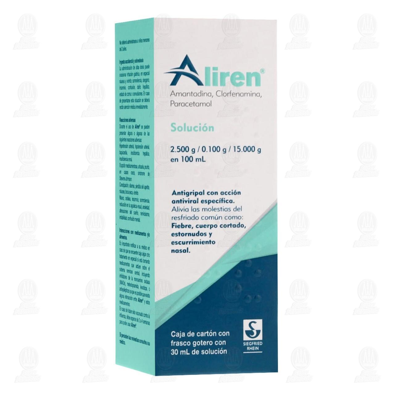 Aliren Soluci&oacute;n 2.500gr/0.100gr/15.000gr, 30 ml.