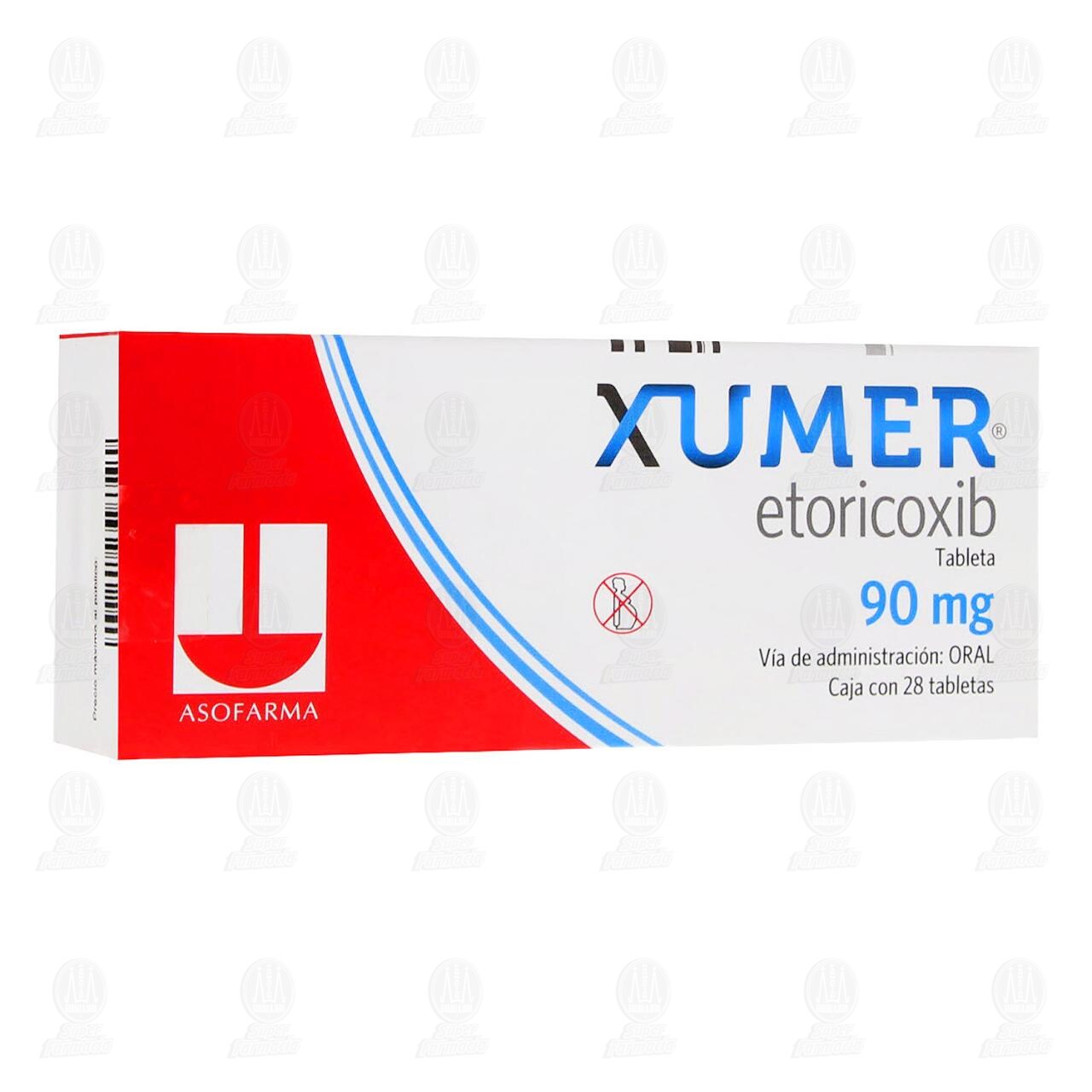 Xumer 90 mg, 28 Tabletas.