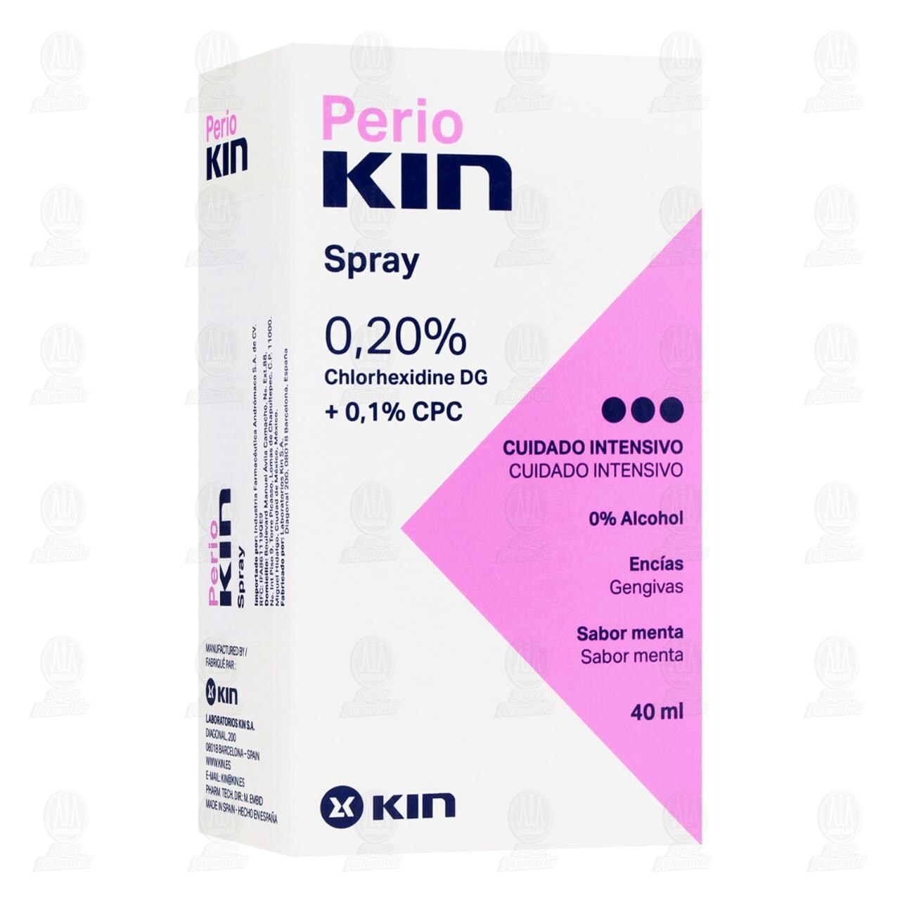 Perio Kin 0.20% Spray Sabor Menta, 40 ml. image number 0