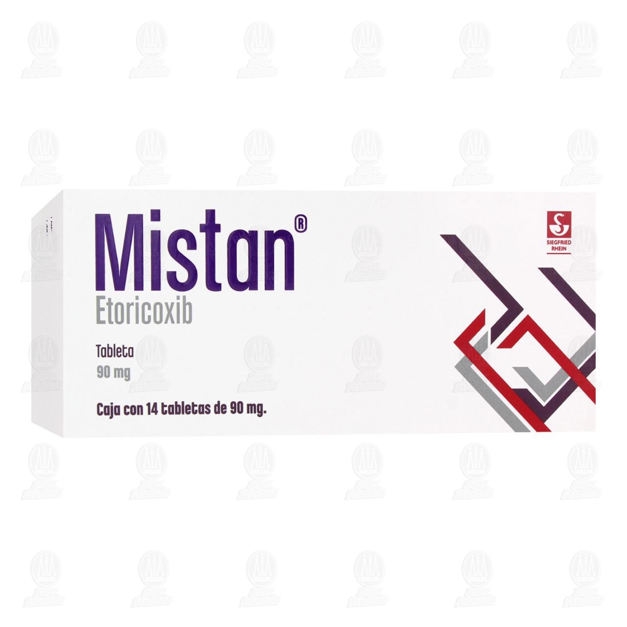 Mistan 90 mg, 14 Tabletas. image number 0