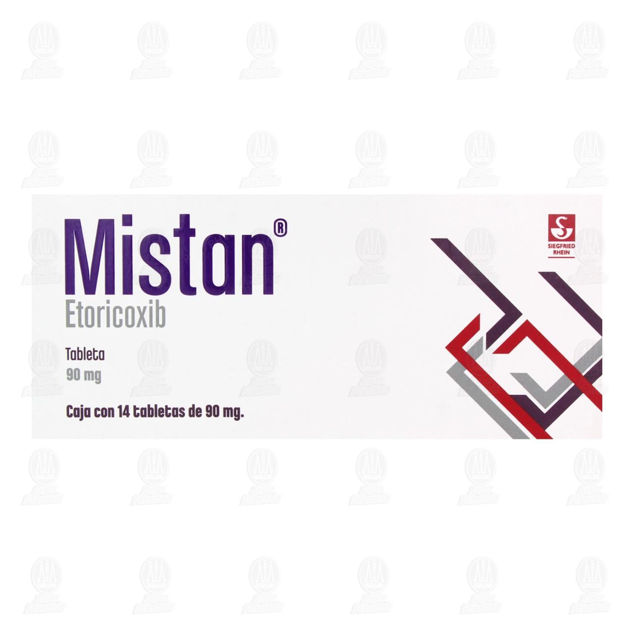 Mistan 90 mg, 14 Tabletas. image number 1