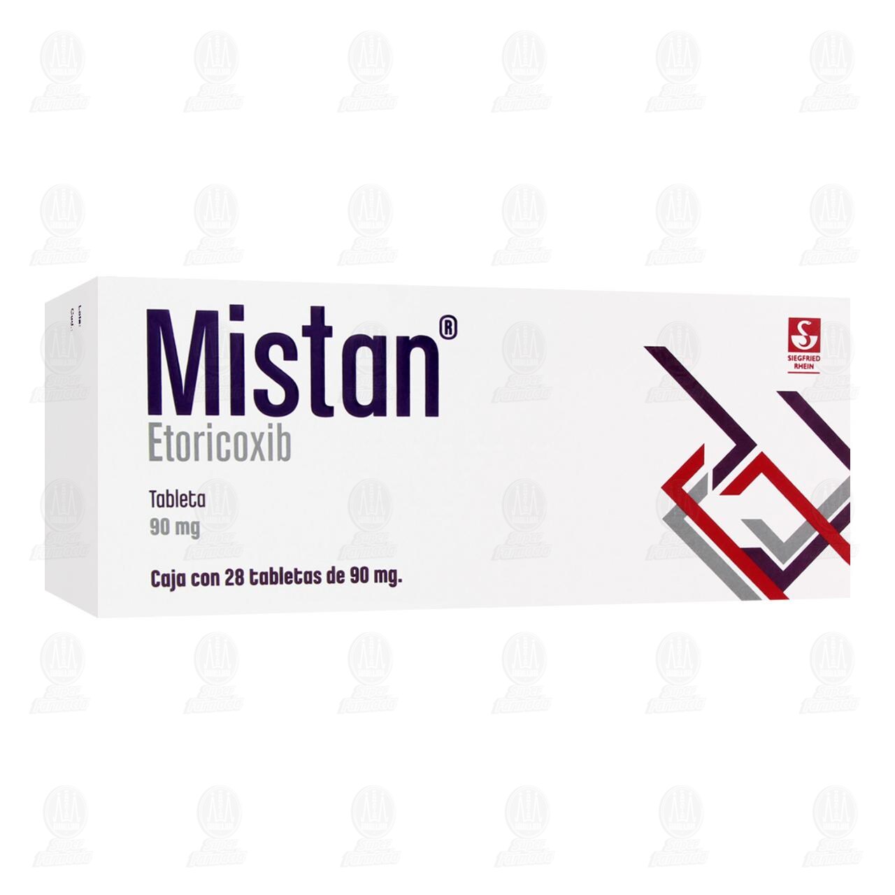 Mistan 90 mg, 28 Tabletas. image number 0