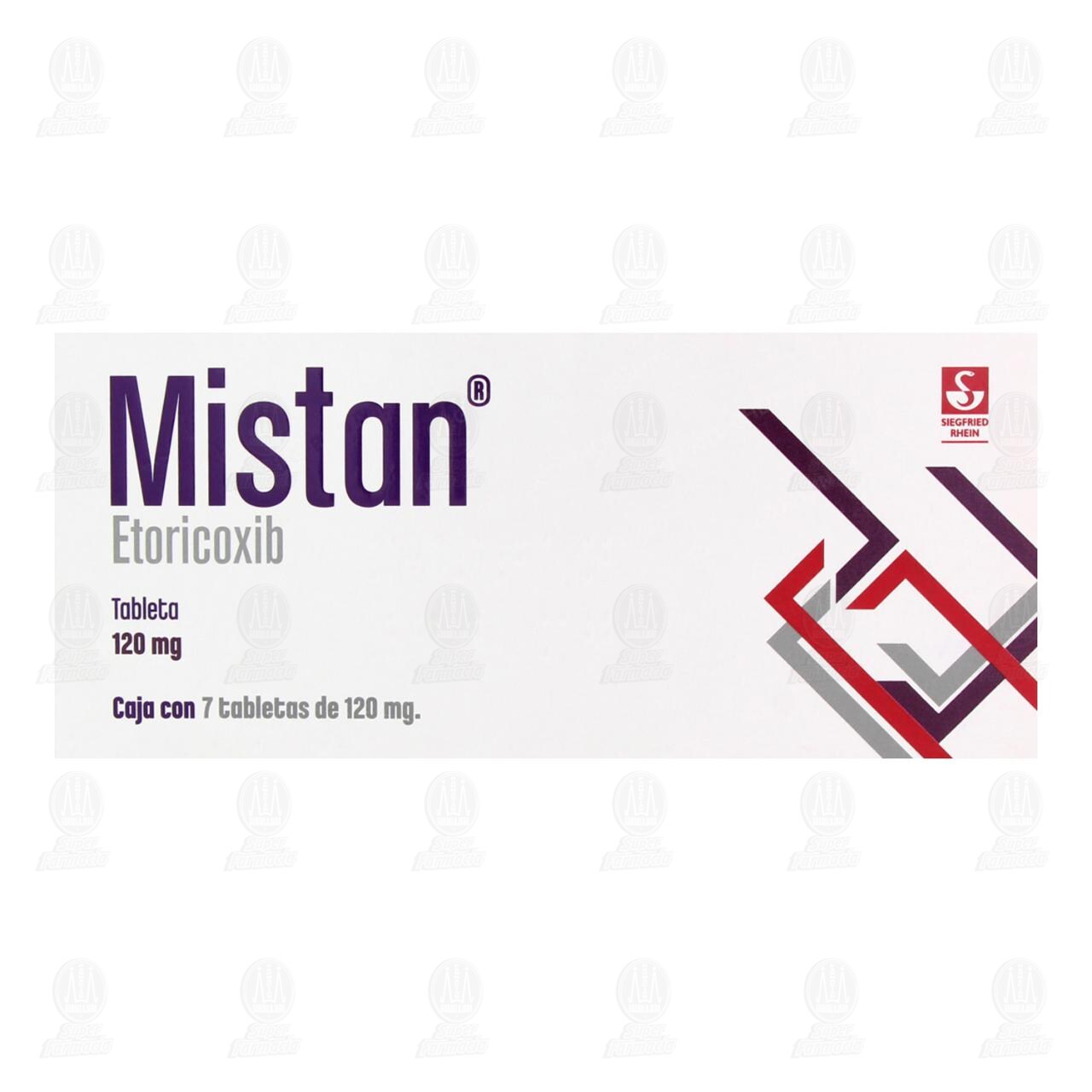 Mistan 120 mg, 7 Tabletas. image number 1