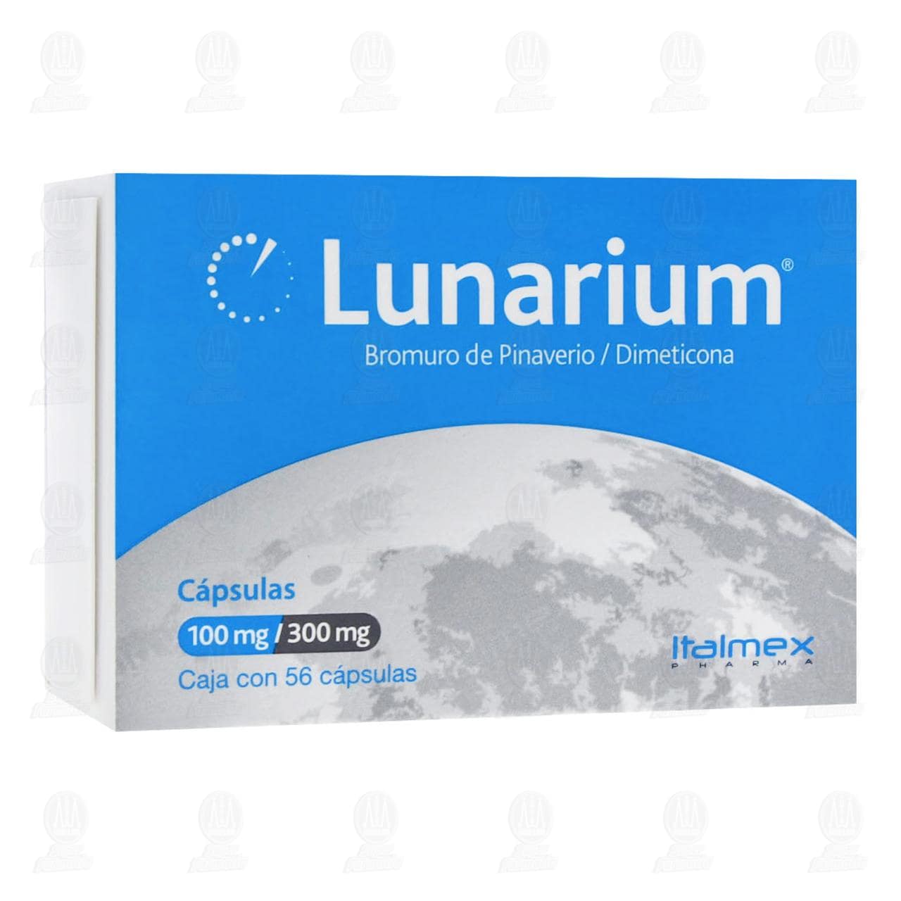 Lunarium 100mg/300mg, 56 C&aacute;psulas.