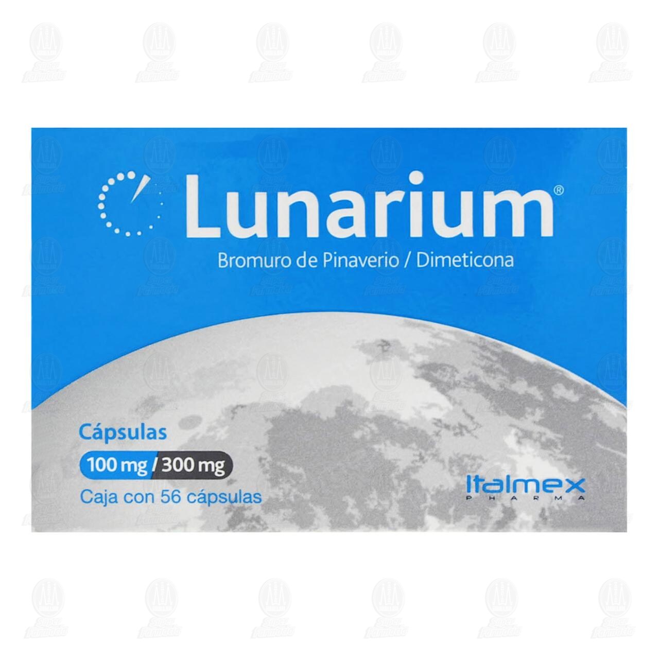 Lunarium 100mg/300mg, 56 C&aacute;psulas. image number 1