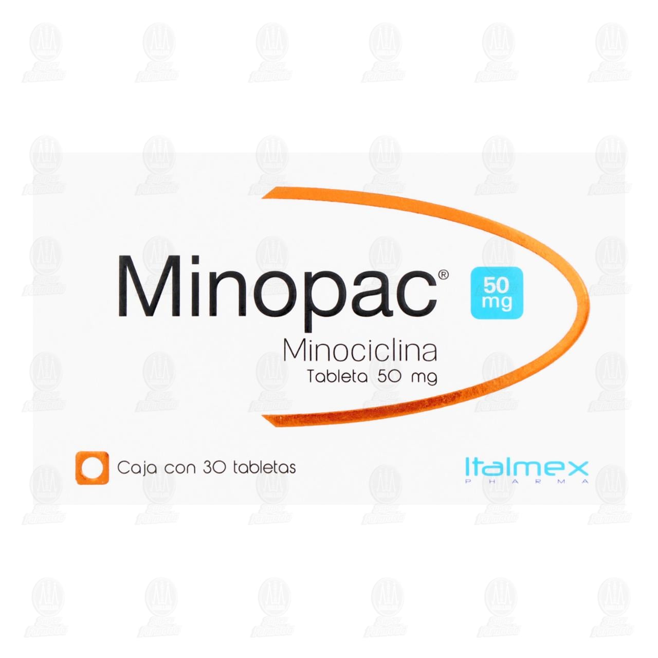 Minopac 50 mg, 30 Tabletas. image number 1