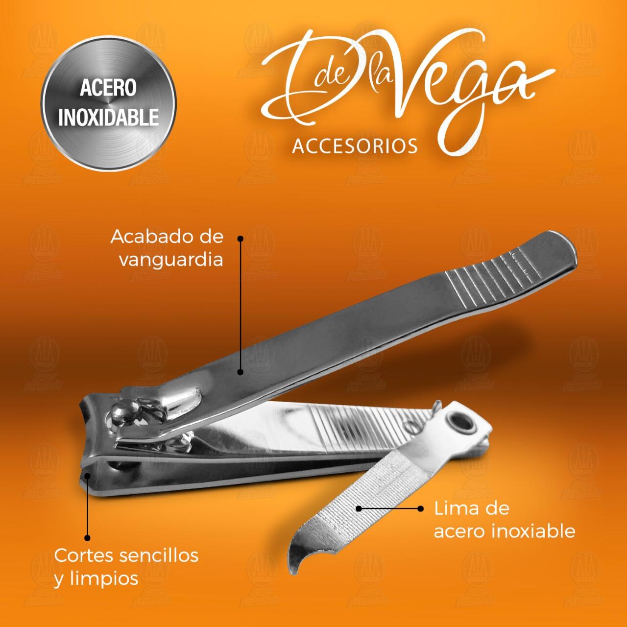 Corta&uacute;&ntilde;as D de la Vega Grande con Lima, 1 pz. image number 2